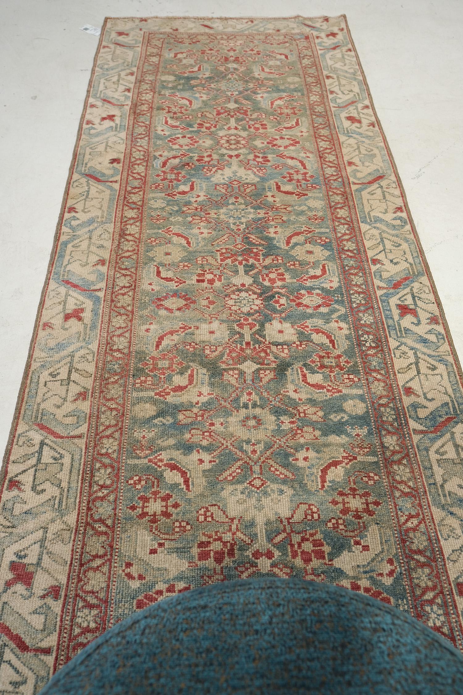 Tapis de couloir persan ancien Malayer 29099 en vente 1