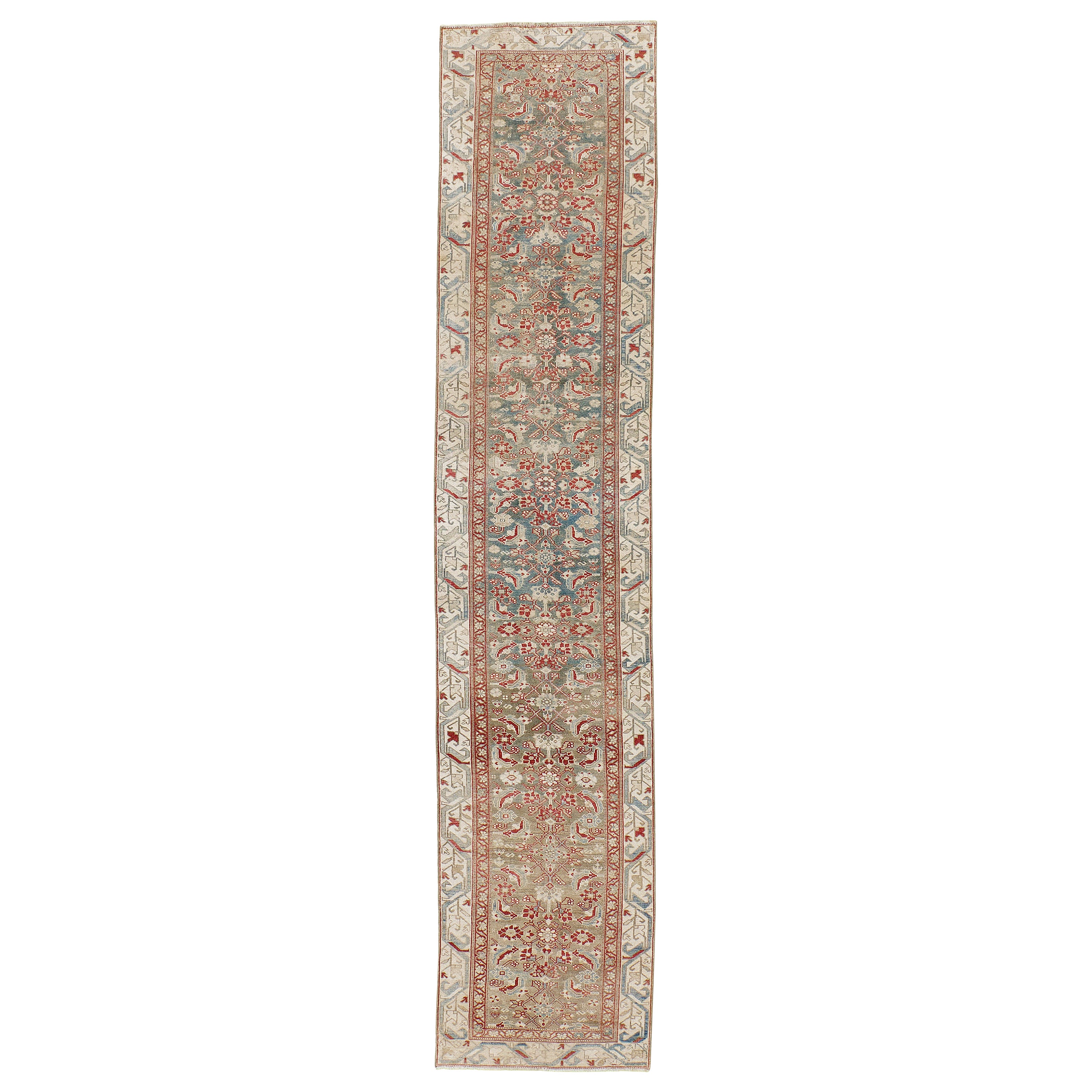 Tapis de couloir persan ancien Malayer 29099