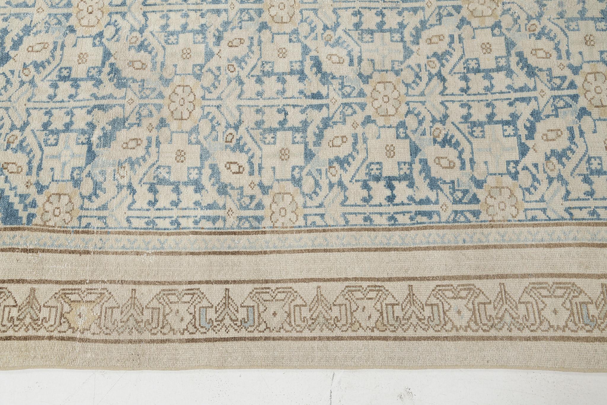 Hand-Knotted Antique Persian Malayer Runner 29964 For Sale