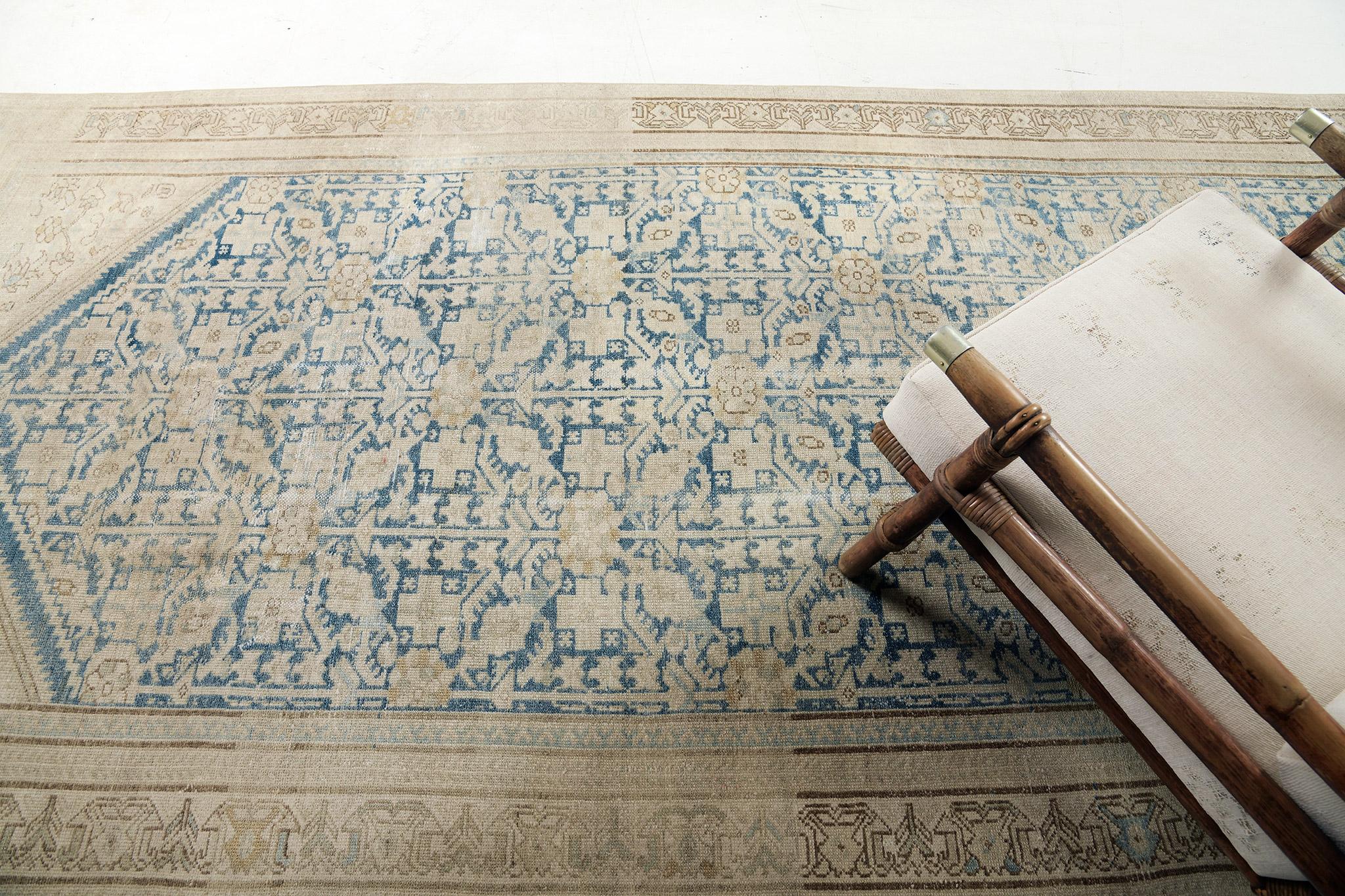 Early 20th Century Antique Persian Malayer Runner 29964 For Sale