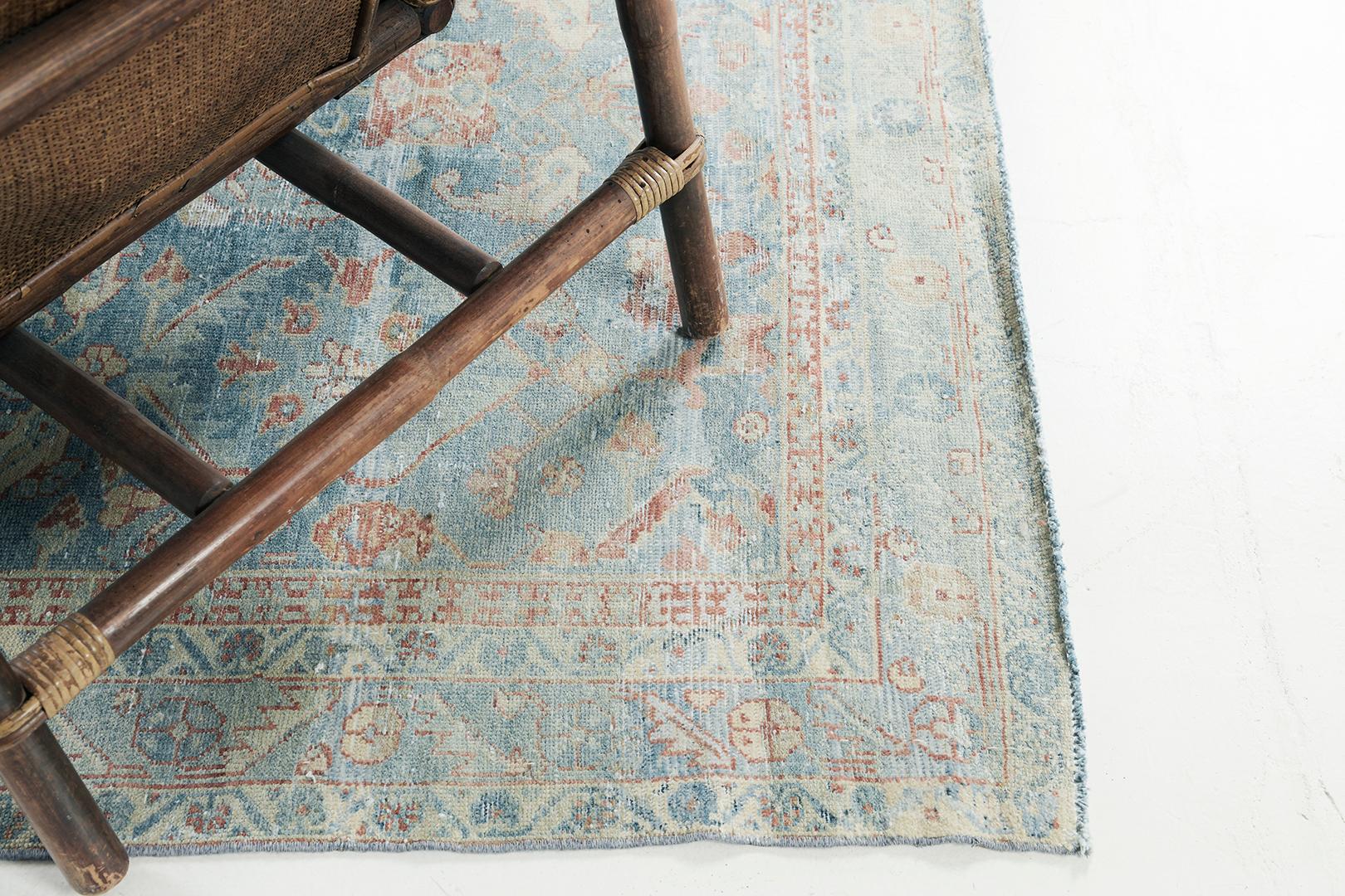 Early 20th Century Antique Persian Malayer Runner 29965 For Sale