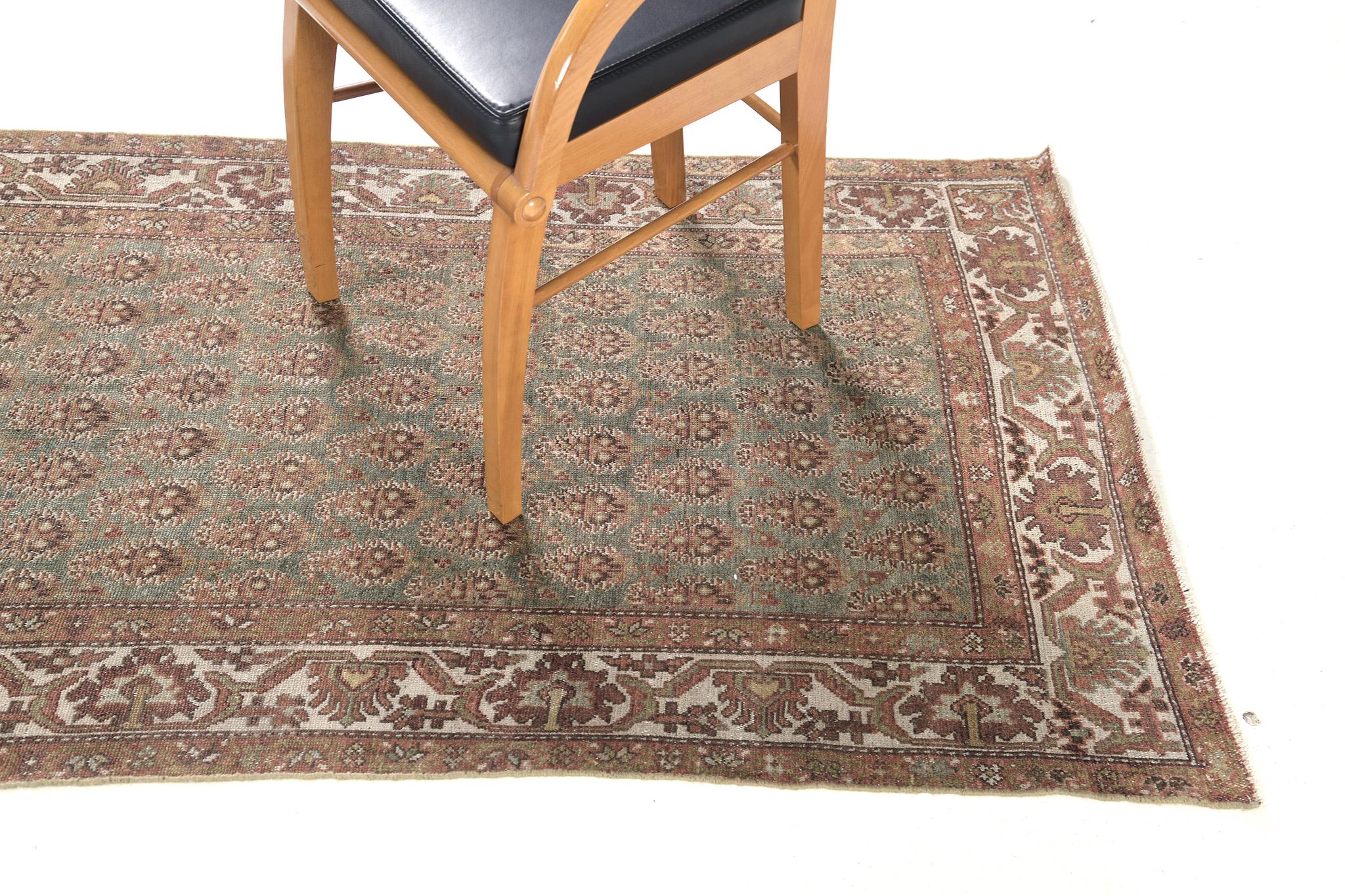 Antiker persischer Malayer-Läufer aus Persien 30189 (Persisch) im Angebot