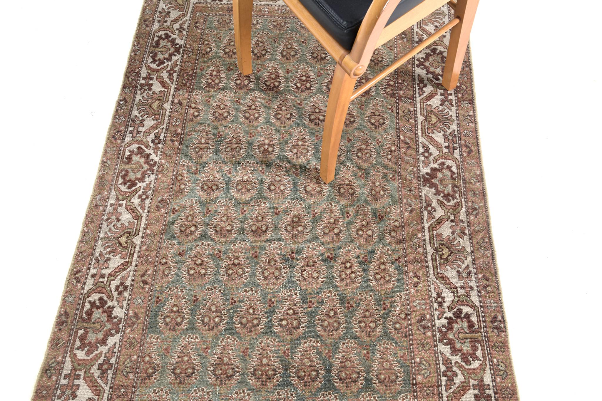 Antiker persischer Malayer-Läufer aus Persien 30189 (Frühes 20. Jahrhundert) im Angebot