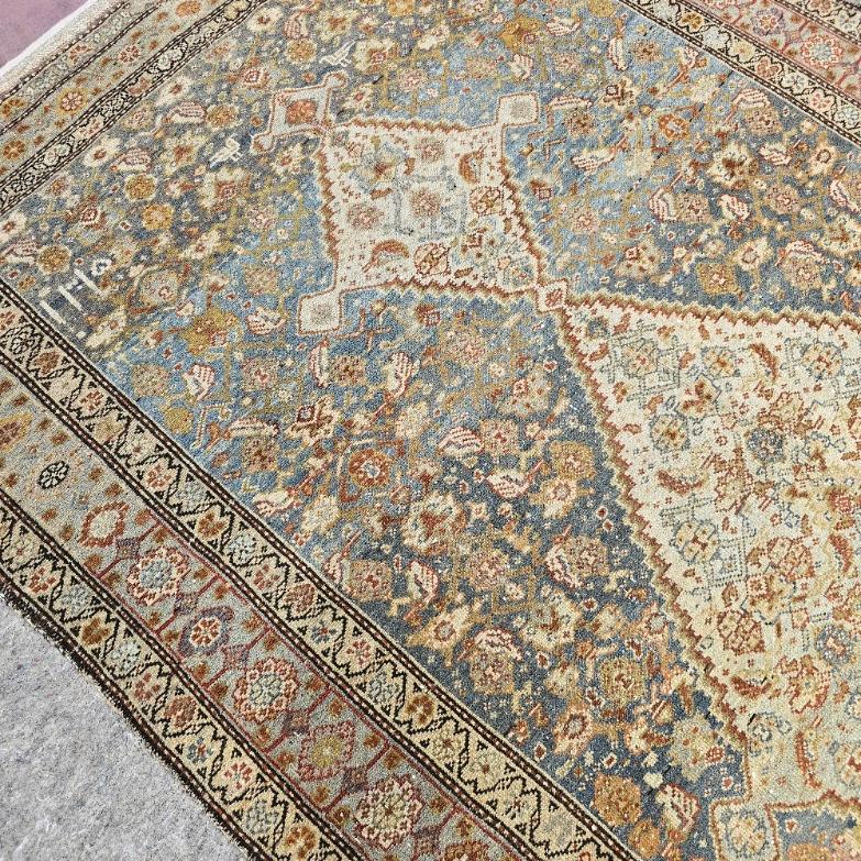 Antiker persischer Malayer-Läufer aus Persien, 6x16 im Zustand „Gut“ im Angebot in Los Angeles, CA