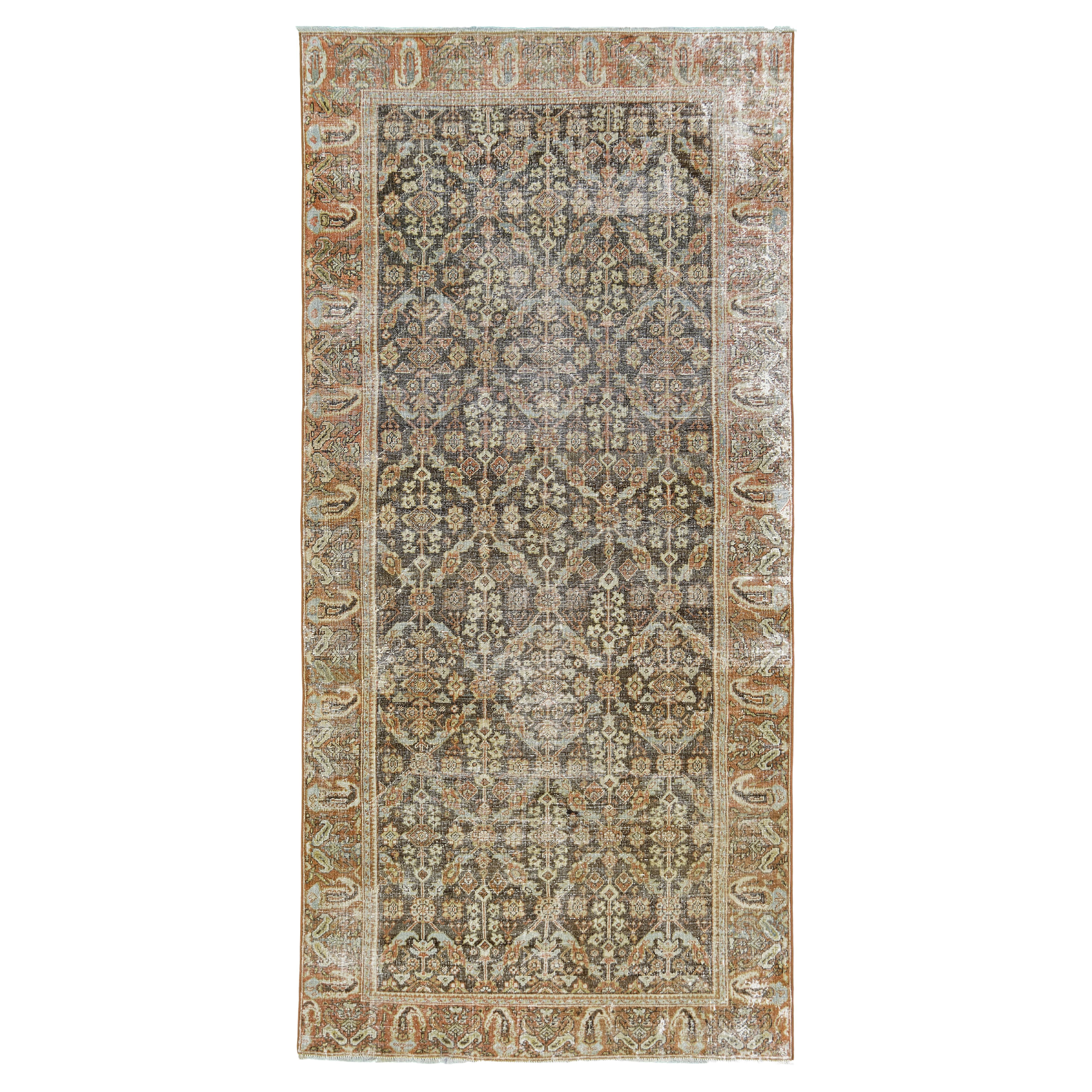 Tapis de couloir persan ancien Malayer par Mehraban Rugs