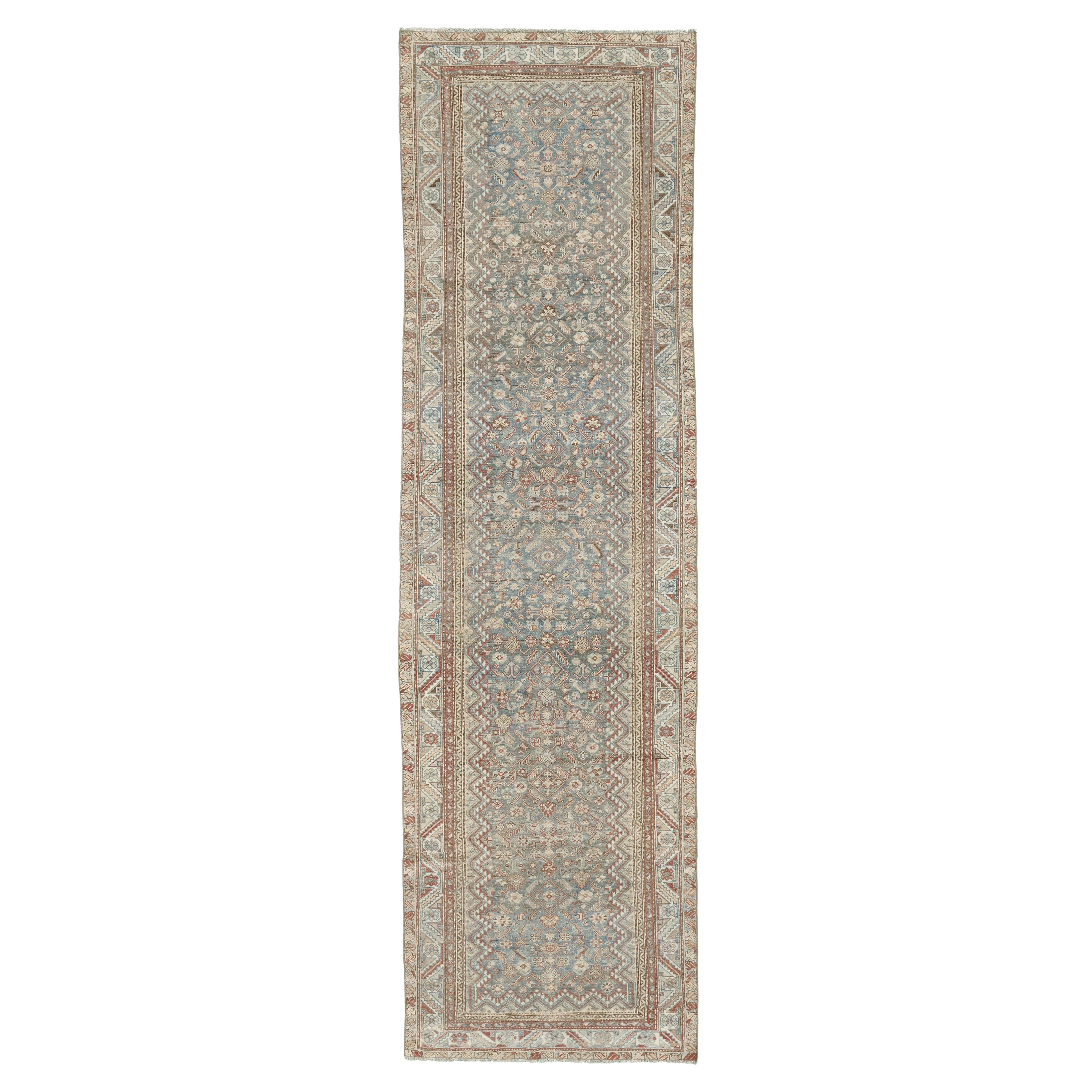 Tapis de couloir persan ancien Malayer par Mehraban Rugs