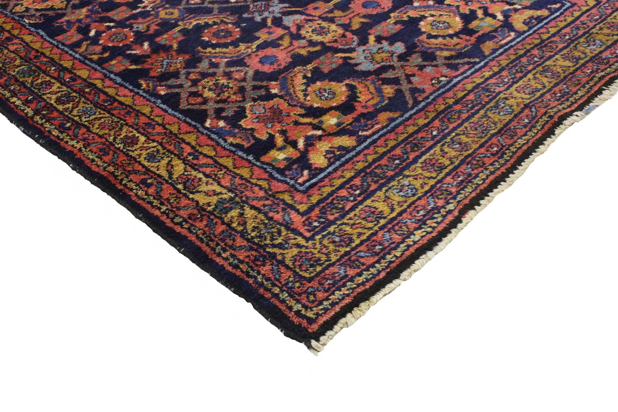 Antique Persian Malayer Runner with Modern Victorian Style For Sale 5
