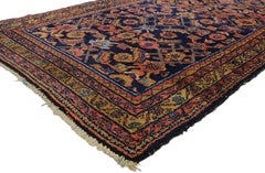 Antique Persian Malayer Runner with Modern Victorian Style