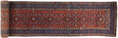 Antique Persian Malayer Long Runner with Elizabeth Tudor Style