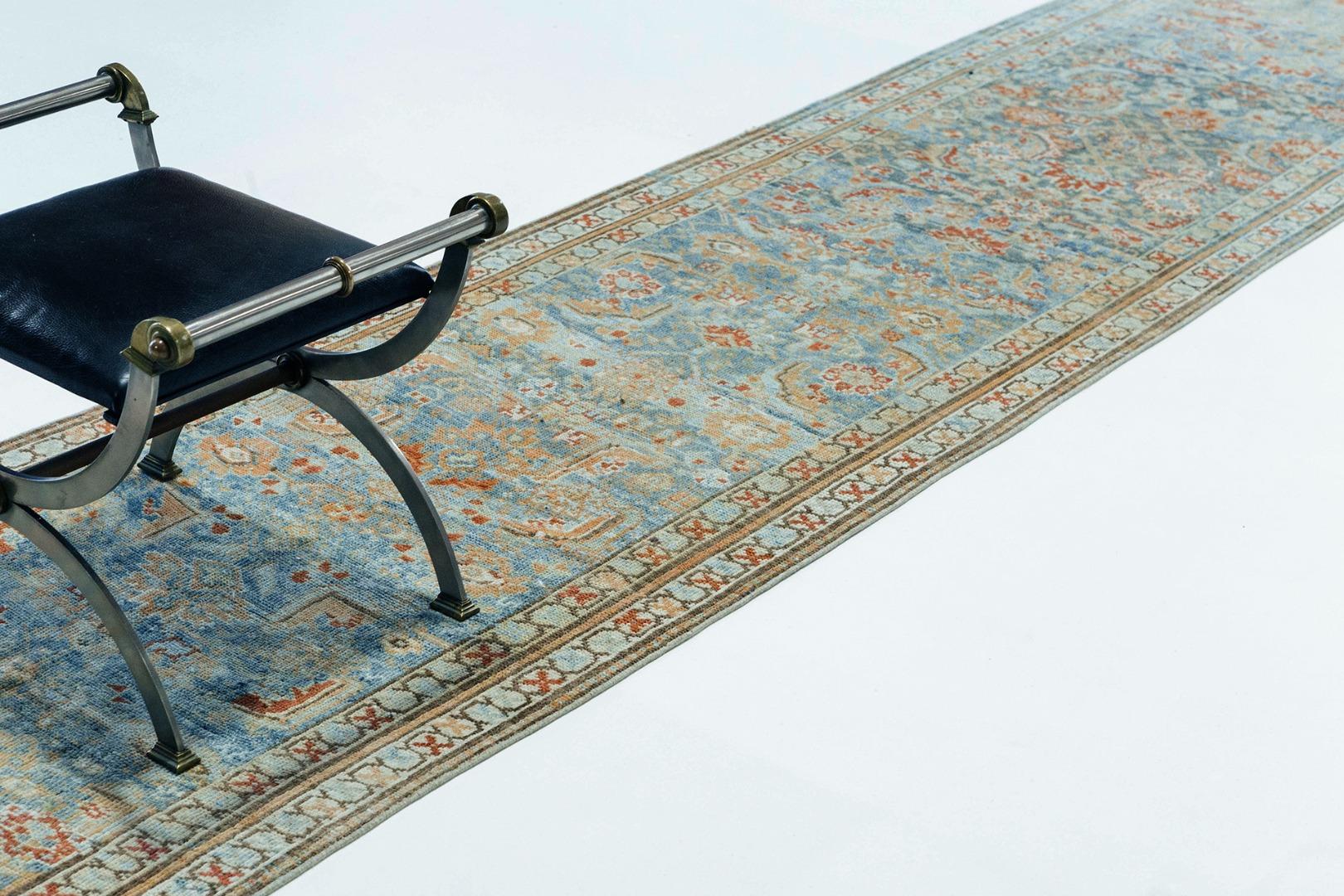 Early 20th Century Antique Persian Malayer Runner For Sale