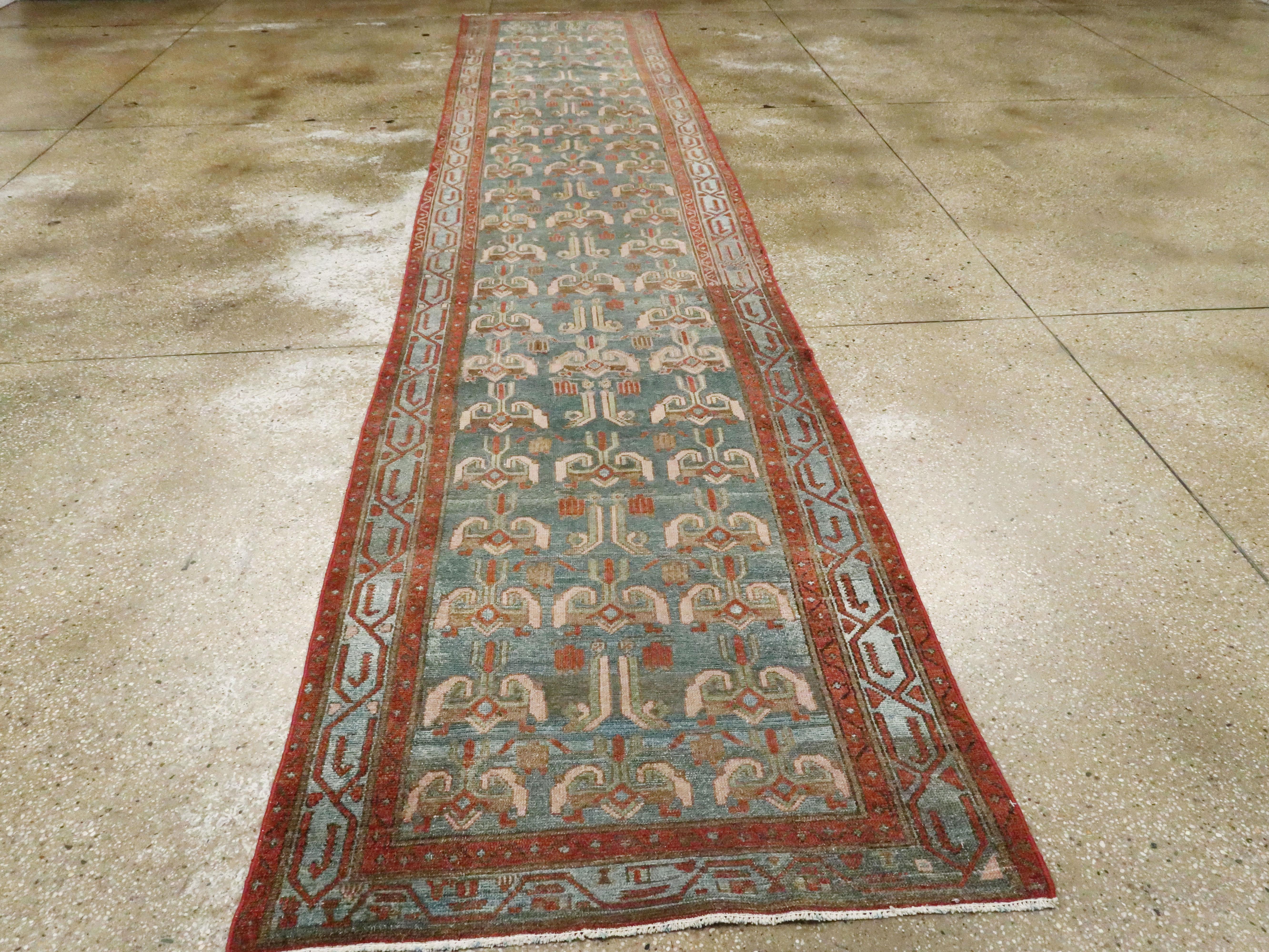 Antique Persian Malayer Runner In Excellent Condition In New York, NY