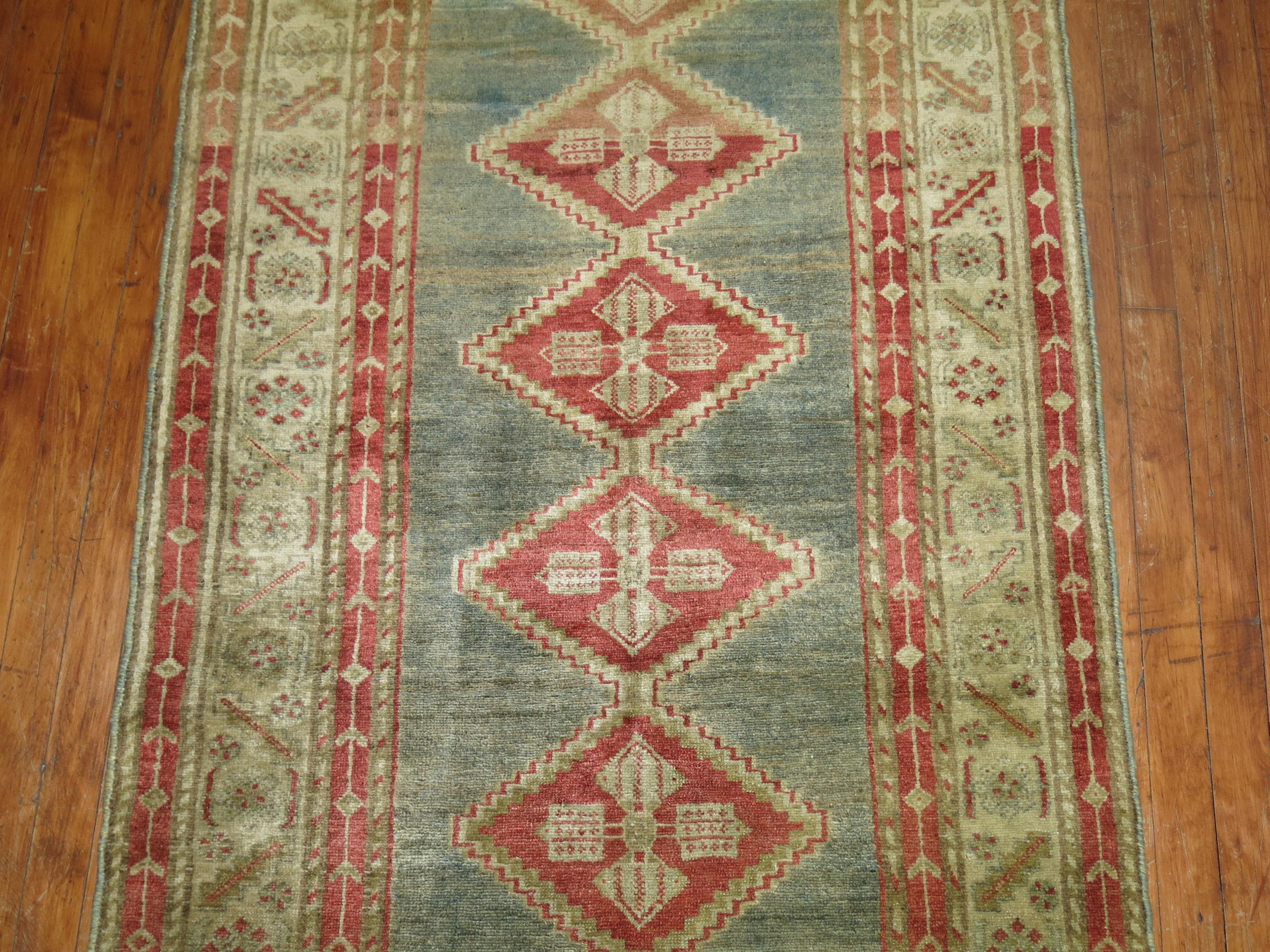 Antique Persian Malayer Runner In Excellent Condition For Sale In New York, NY
