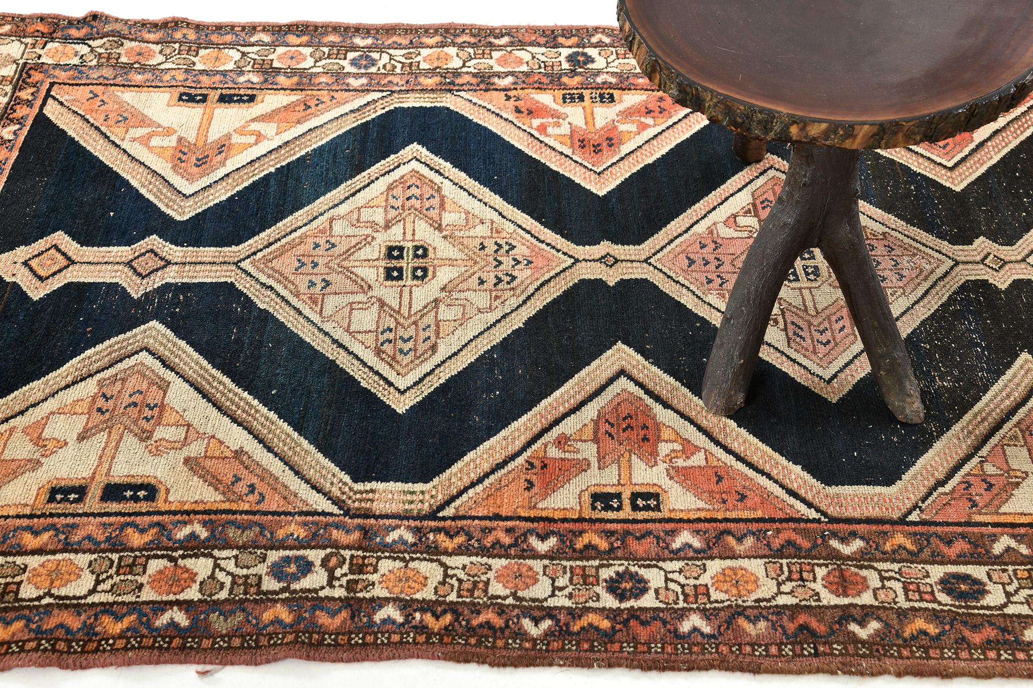 Antigua alfombra persa Malayer principios del siglo XX en venta