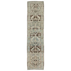 Tapis de couloir persan ancien Malayer