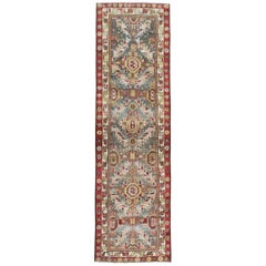 Vintage Persian Heriz Runner