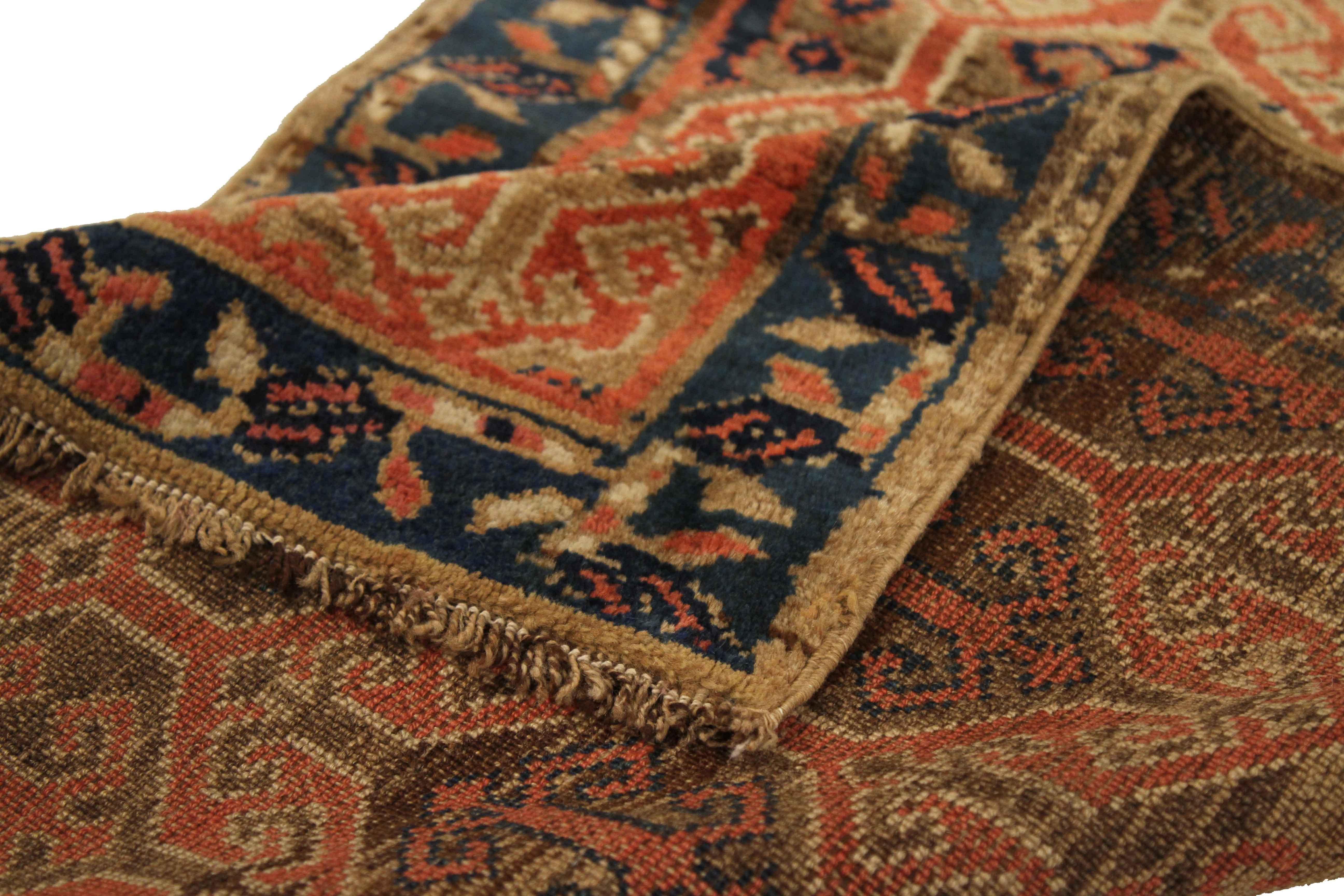 Hand-Knotted Antique Persian Malayer Runner Rug, Circa 1910 For Sale