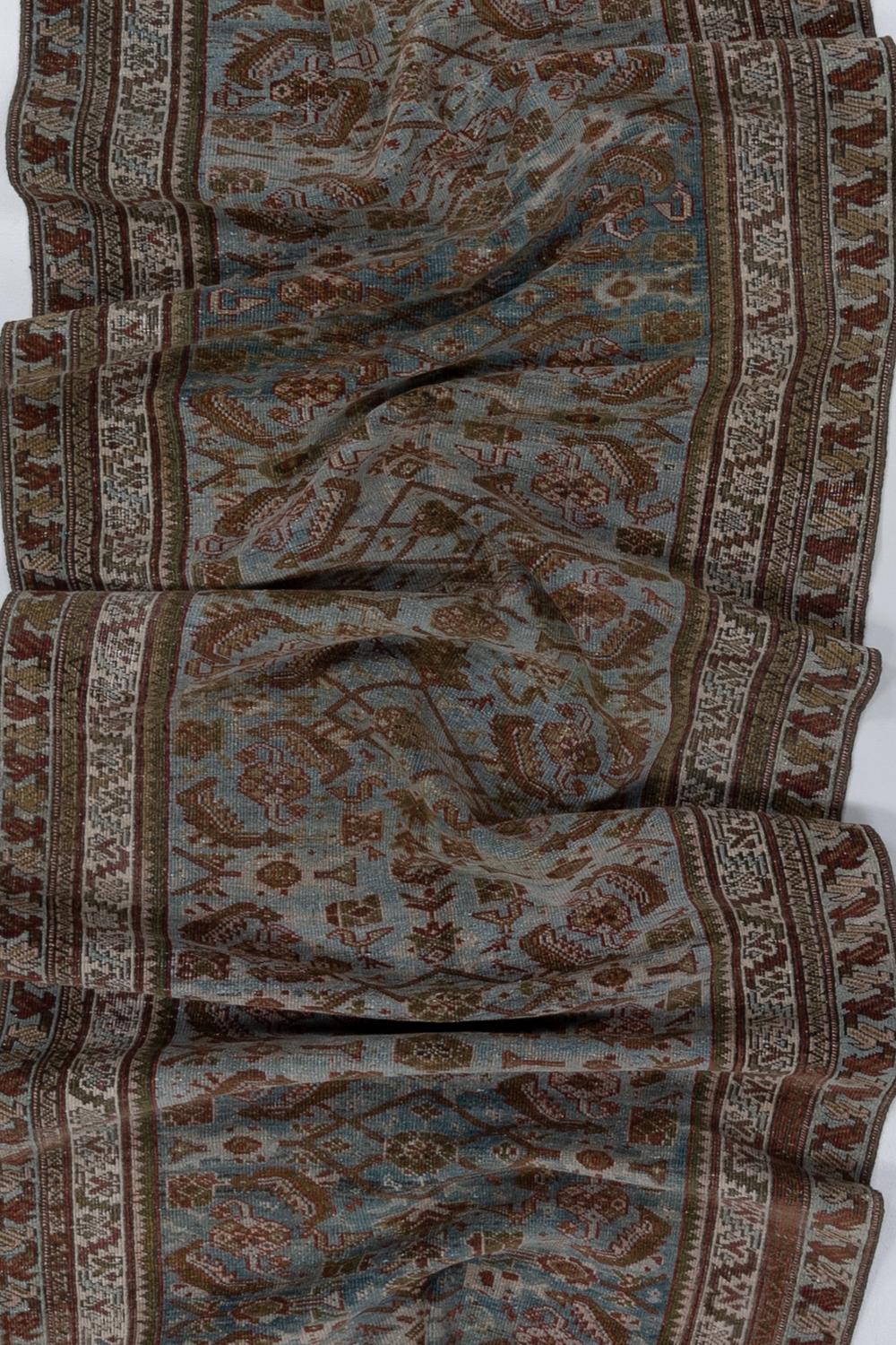 Antique Persian Malayer Runner Rug In Good Condition For Sale In West Palm Beach, FL