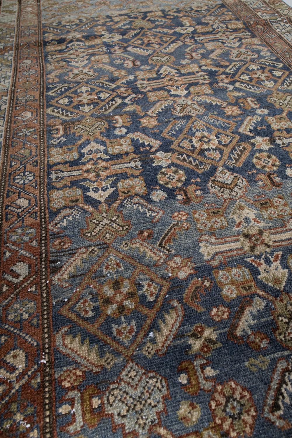 20th Century Antique Persian Malayer Runner Rug