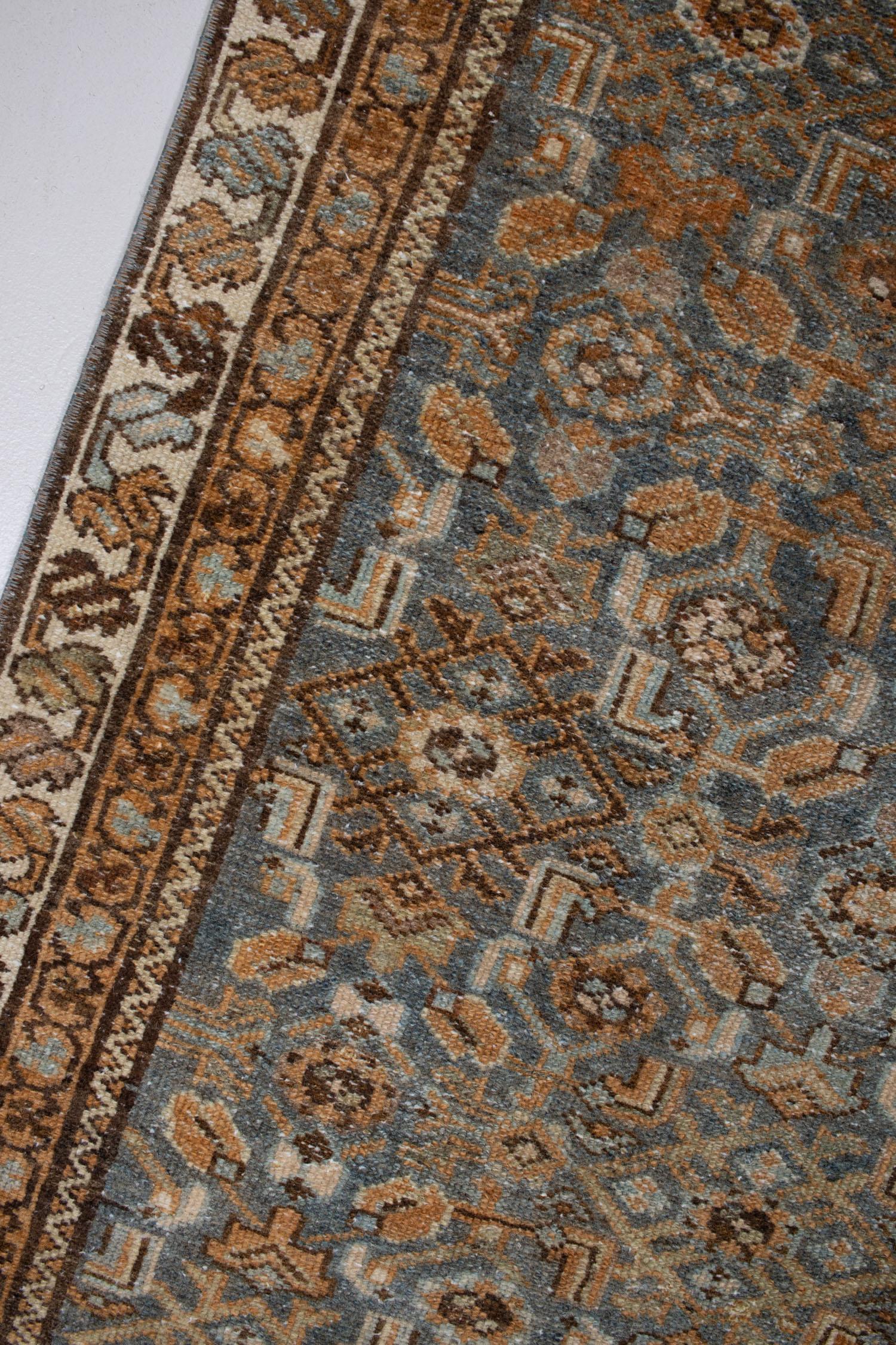 Antique Persian Malayer Runner Rug For Sale 3