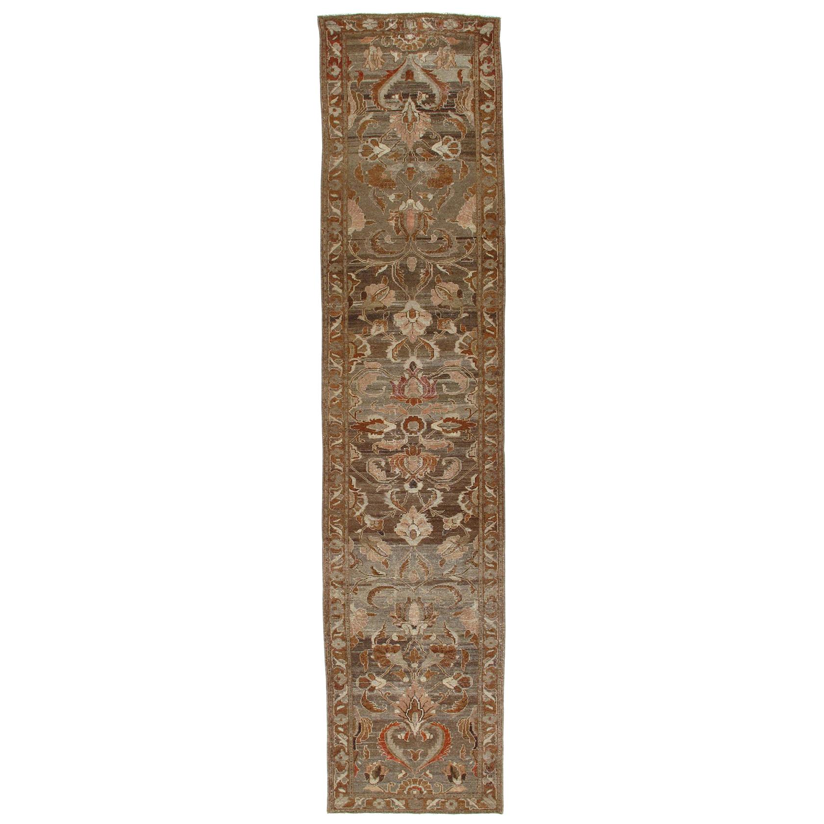 Antique Persian Malayer Runner Rug For Sale