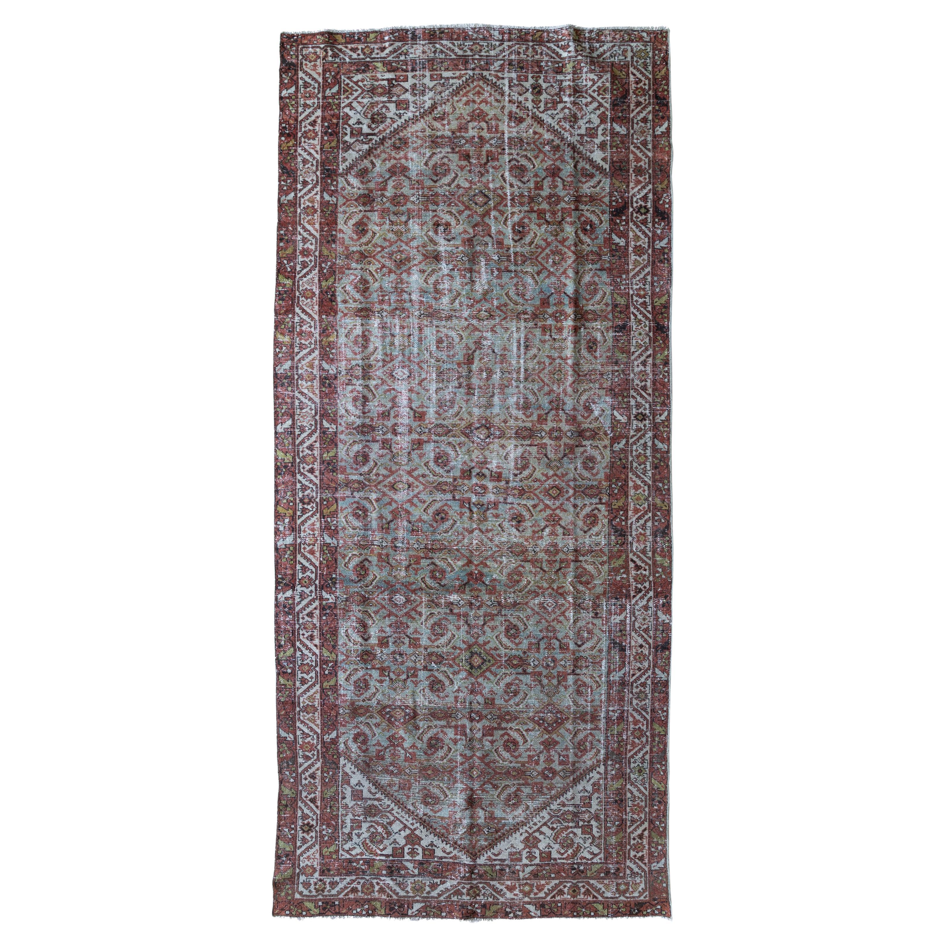 Tapis de couloir persan ancien Malayer