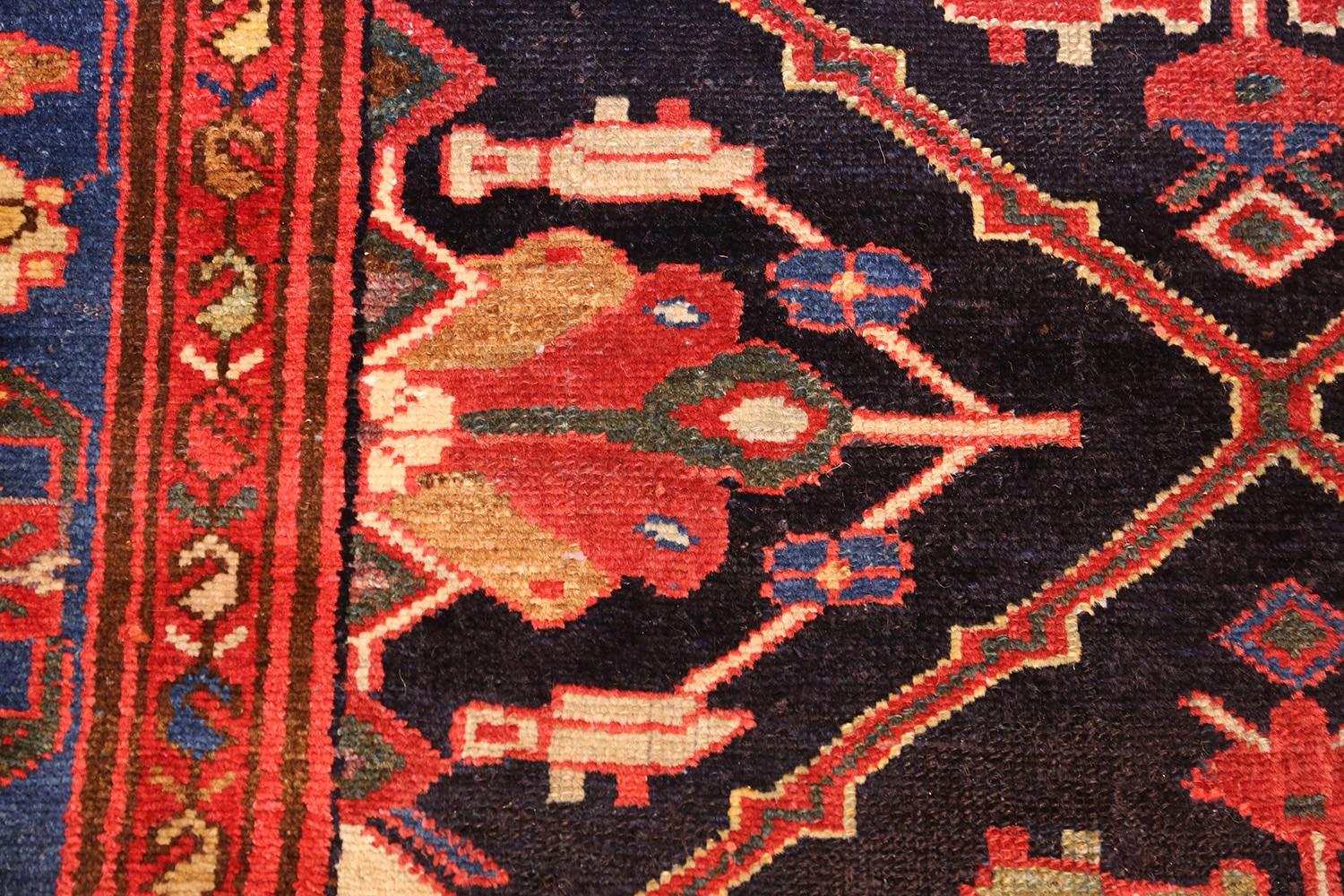 Antique Persian Malayer Runner Rug. 3' 4