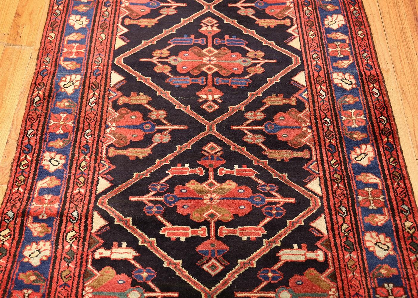 20th Century Antique Persian Malayer Runner Rug. 3' 4