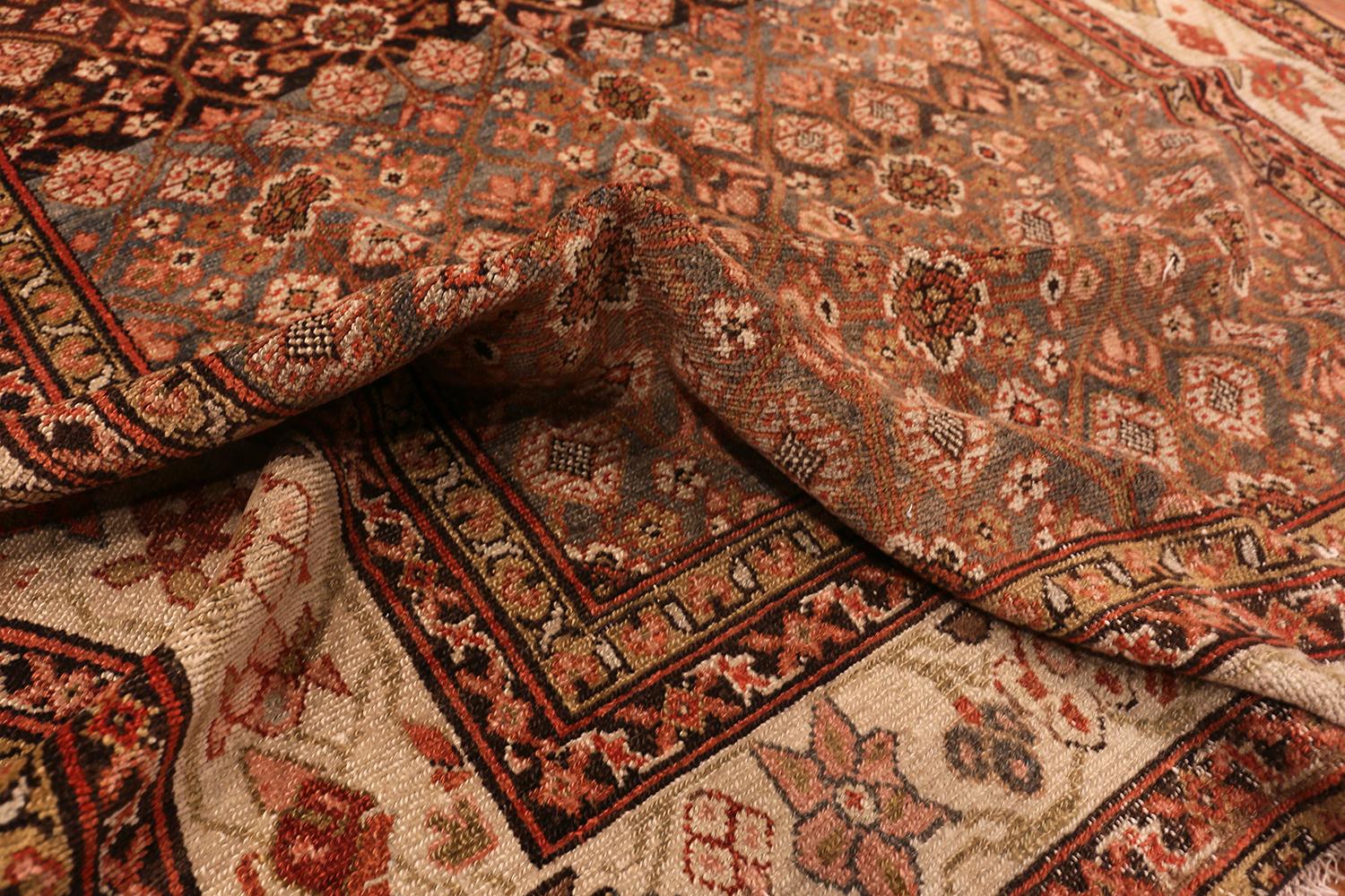 20th Century Antique Persian Malayer Runner Rug. Size: 5 ft 2 in x 16 ft 7 in