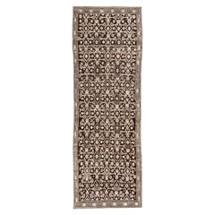 Antique Persian Malayer Runner with Repeating Floral Medallions