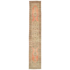 Antique Persian Malayer Runner with Rustic Arts & Crafts Style