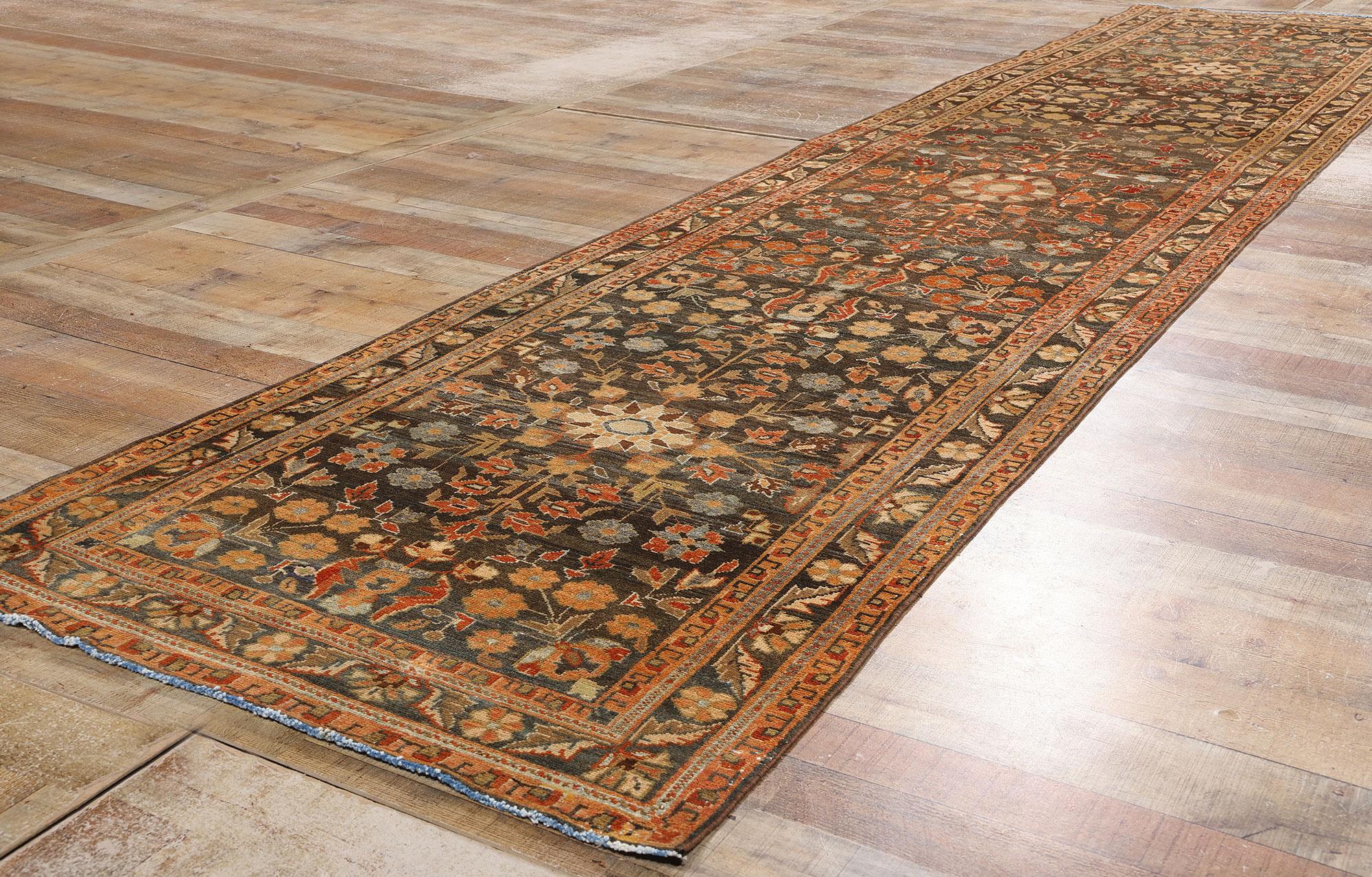 Antiker persischer Malayer-Teppich, 03'04 x 15'08 im Angebot 4