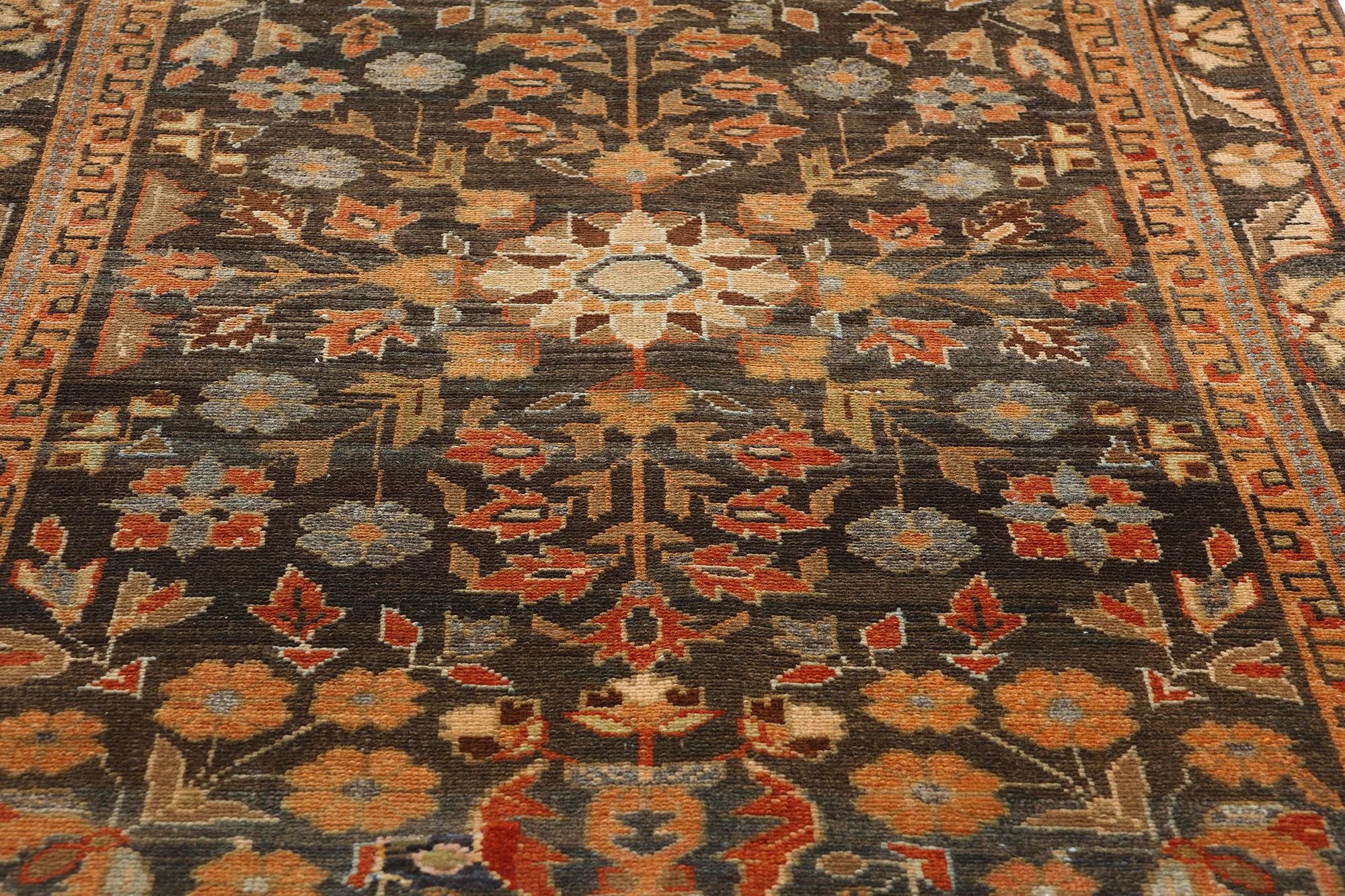 Antiker persischer Malayer-Teppich, 03'04 x 15'08 (Wolle) im Angebot