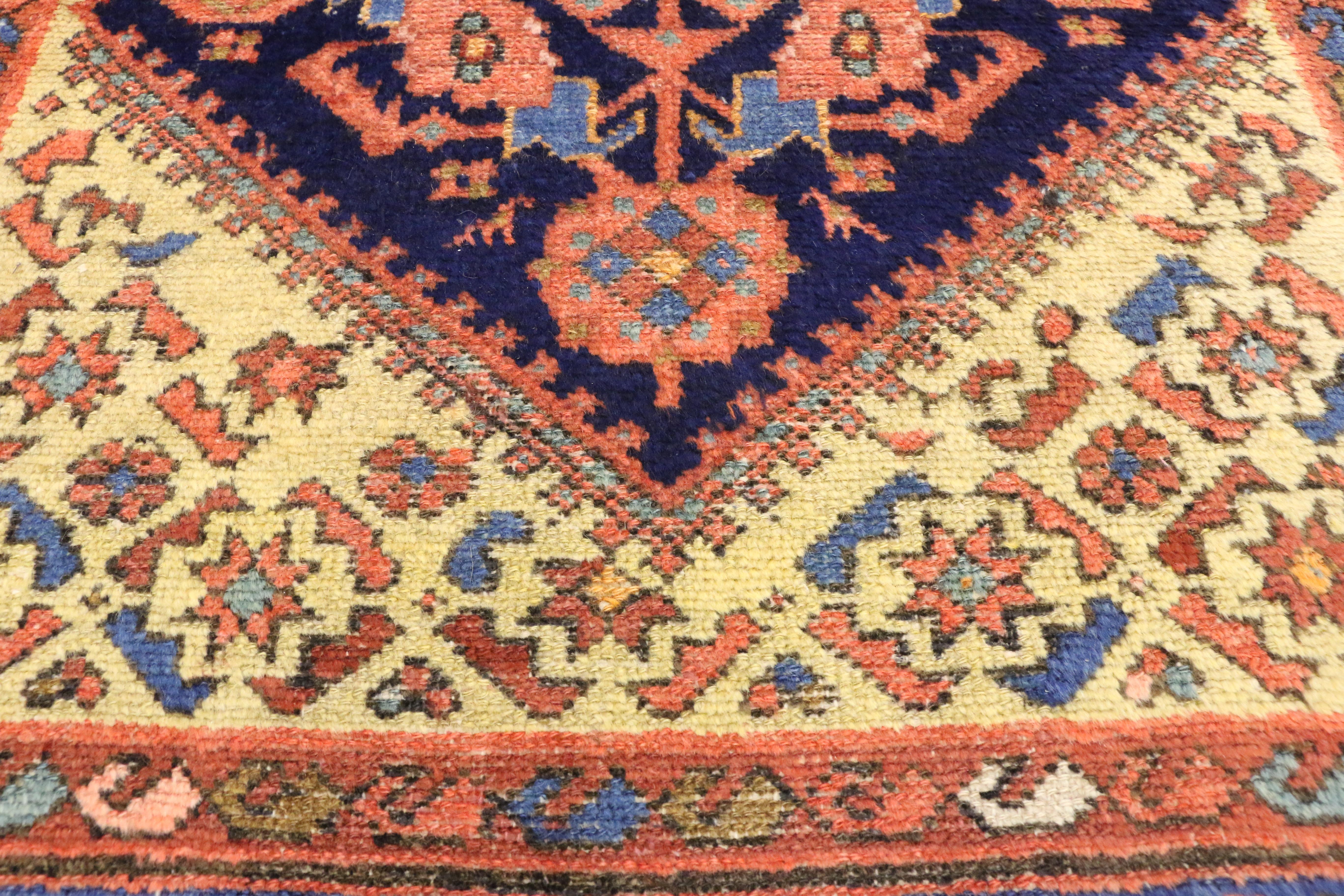 Antique Persian Malayer Rug In Good Condition For Sale In Dallas, TX