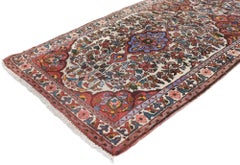 Antique Persian Malayer Runner with Victorian Farmhouse Style