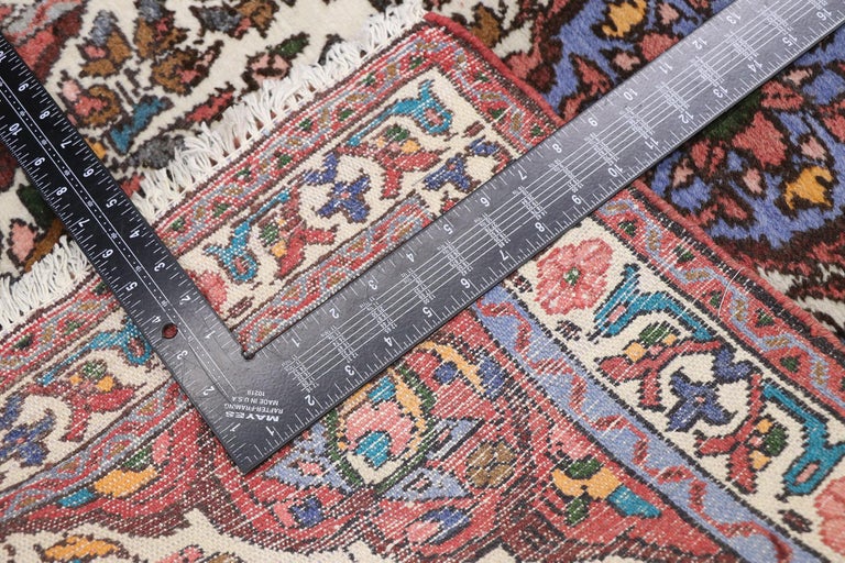 20th Century Antique Persian Malayer Runner with Victorian Farmhouse Style For Sale