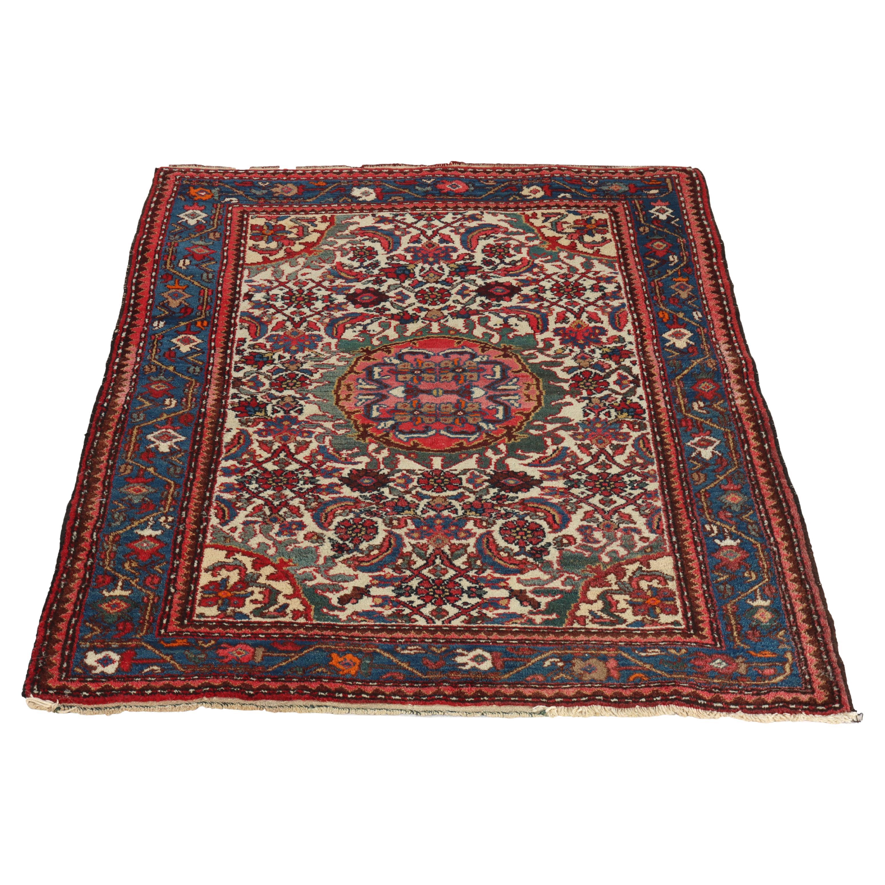 Antiker persischer Malayer-Wurfteppich C1930 im Angebot