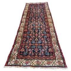 Tapis de couloir tribal persan ancien Malayer - Mahi Design