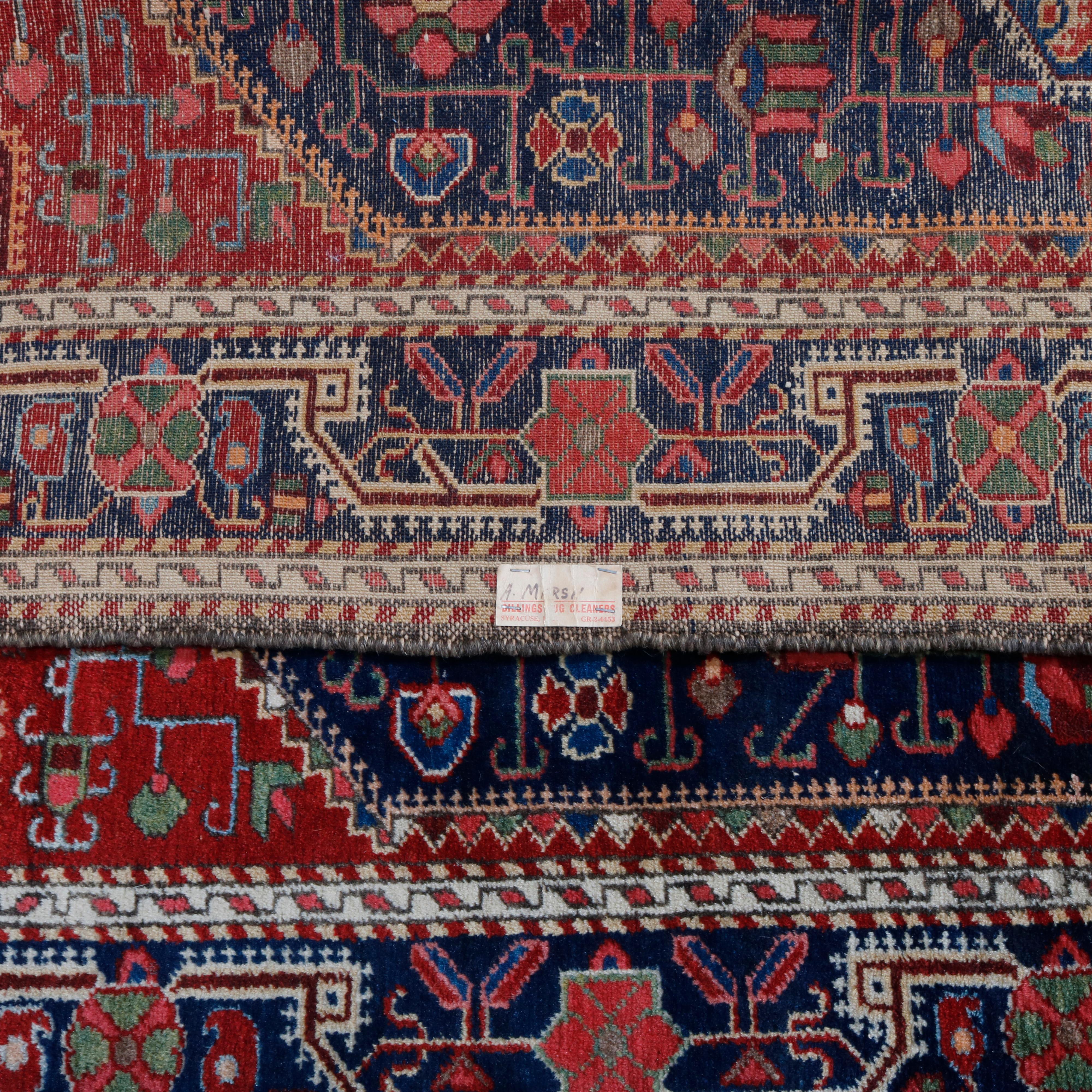 Antique Persian Malayer Wool Oriental Rug, circa 1930 5