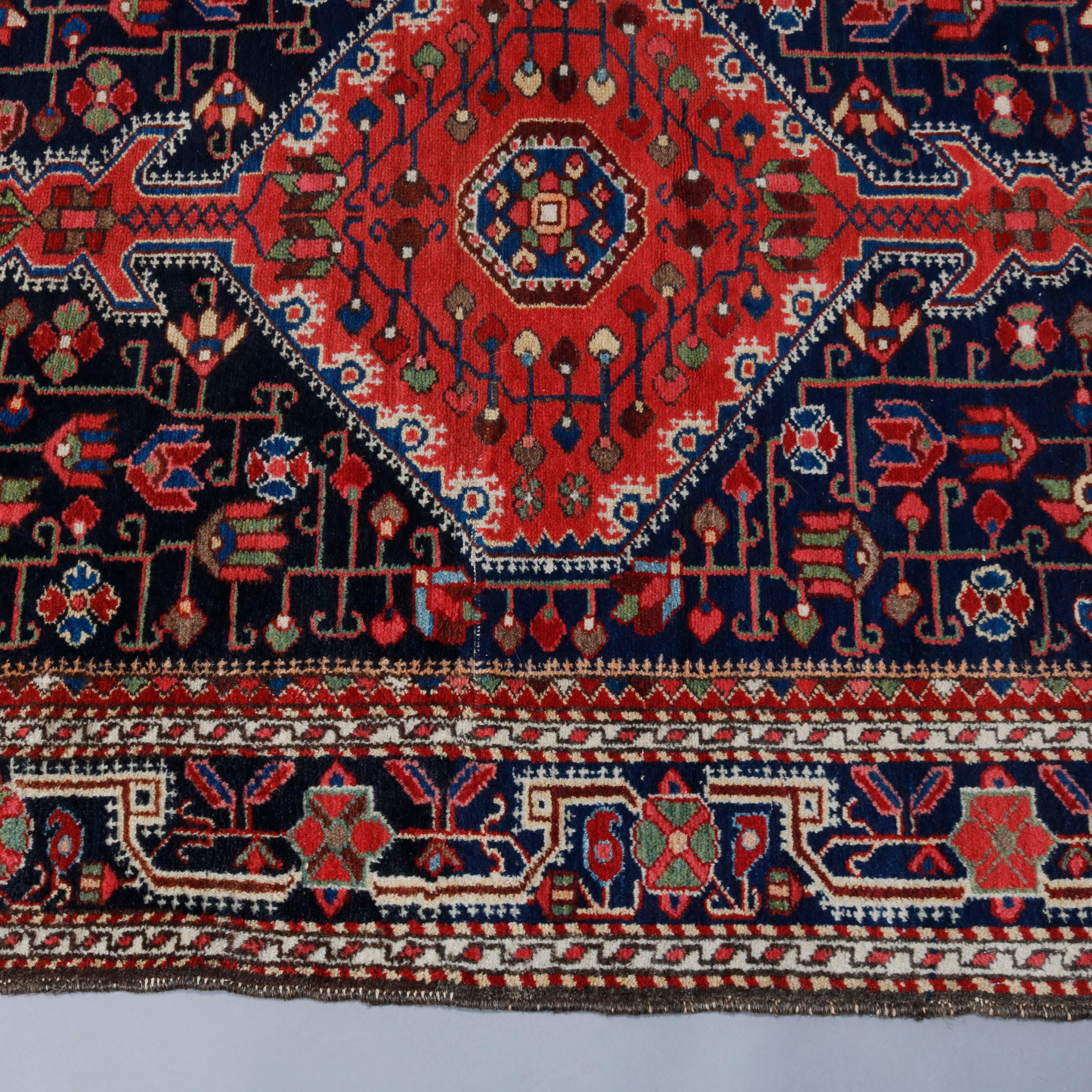 Antique Persian Malayer Wool Oriental Rug, circa 1930 1