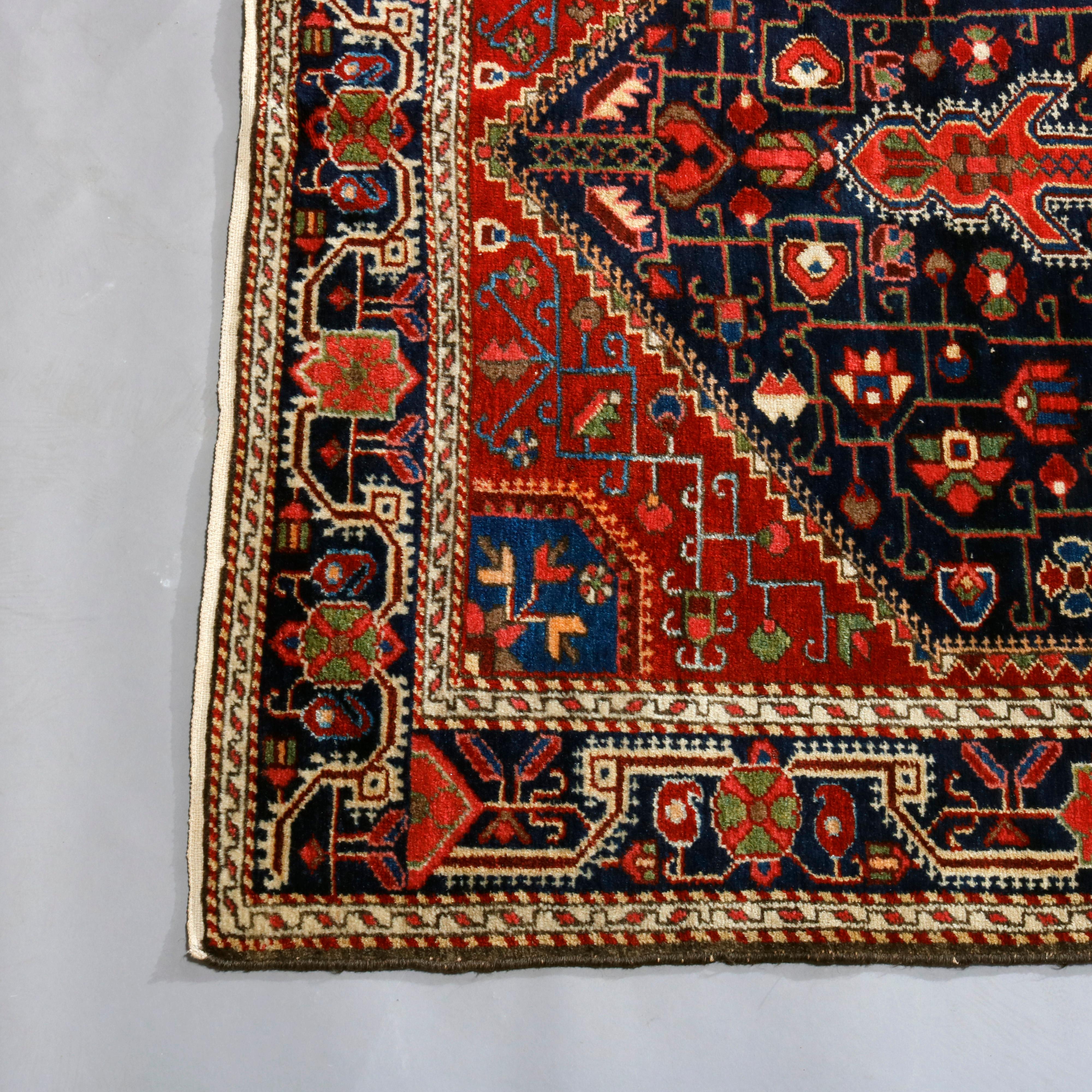 Antique Persian Malayer Wool Oriental Rug, circa 1930 2