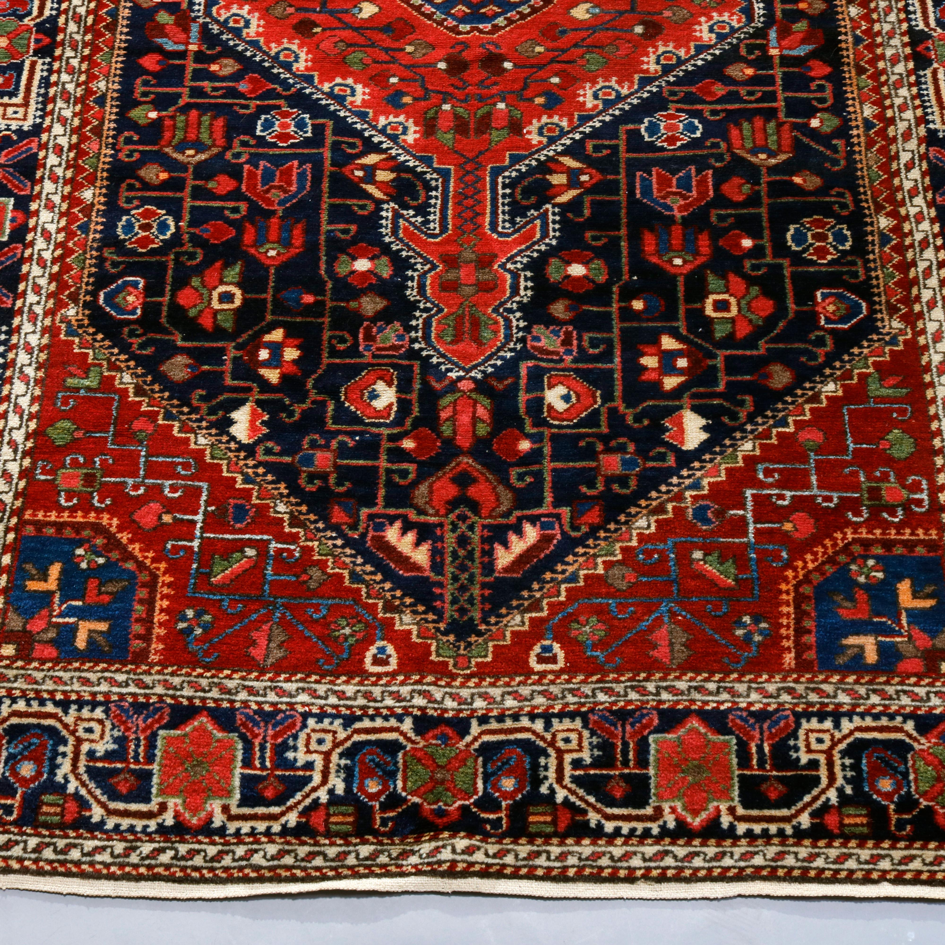 Antique Persian Malayer Wool Oriental Rug, circa 1930 3