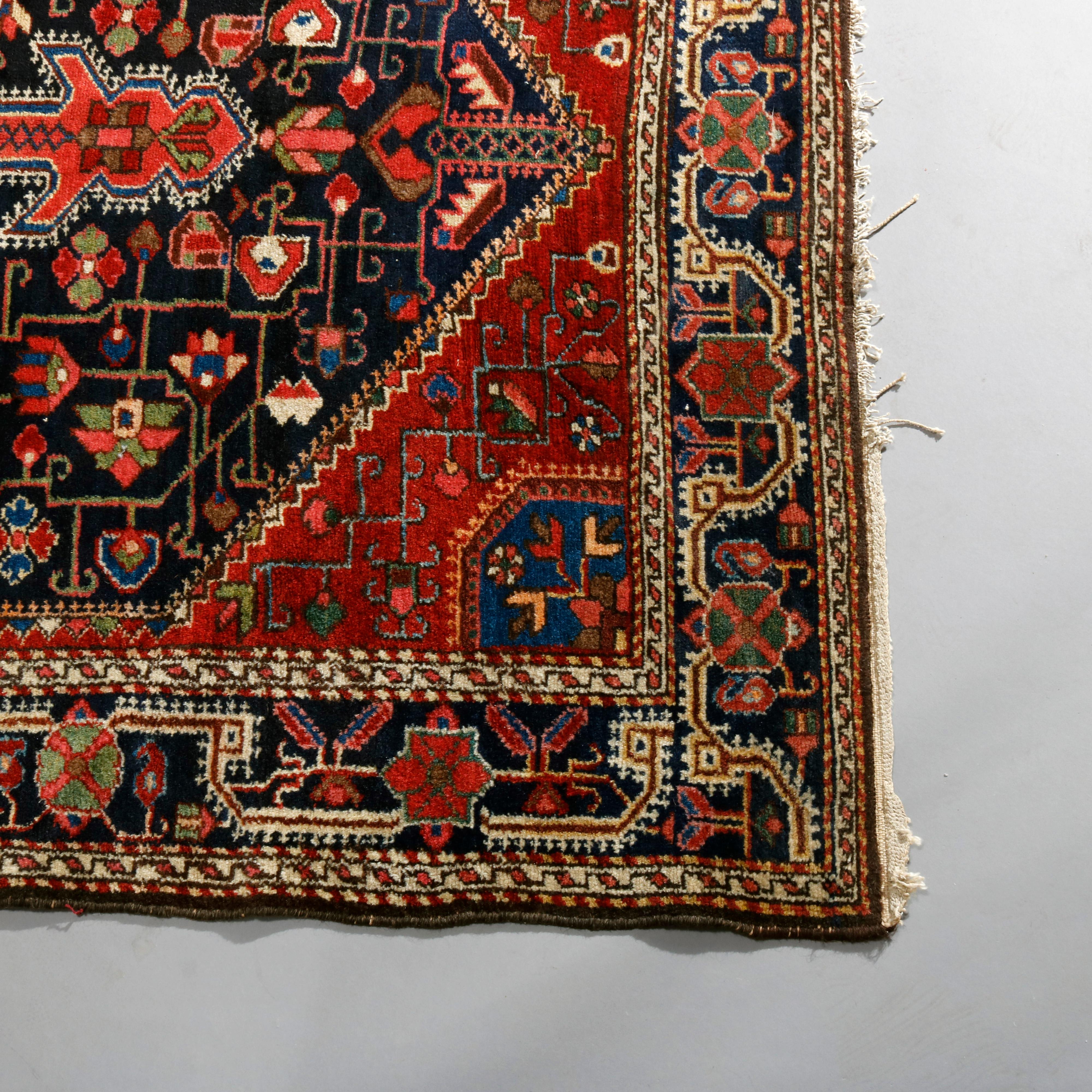 Antique Persian Malayer Wool Oriental Rug, circa 1930 4