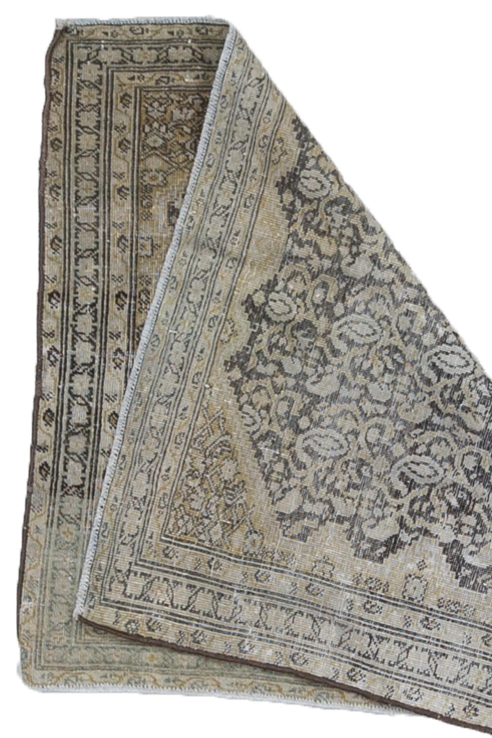 Hand-Woven Antique Persian Malayer Yastik Rug For Sale