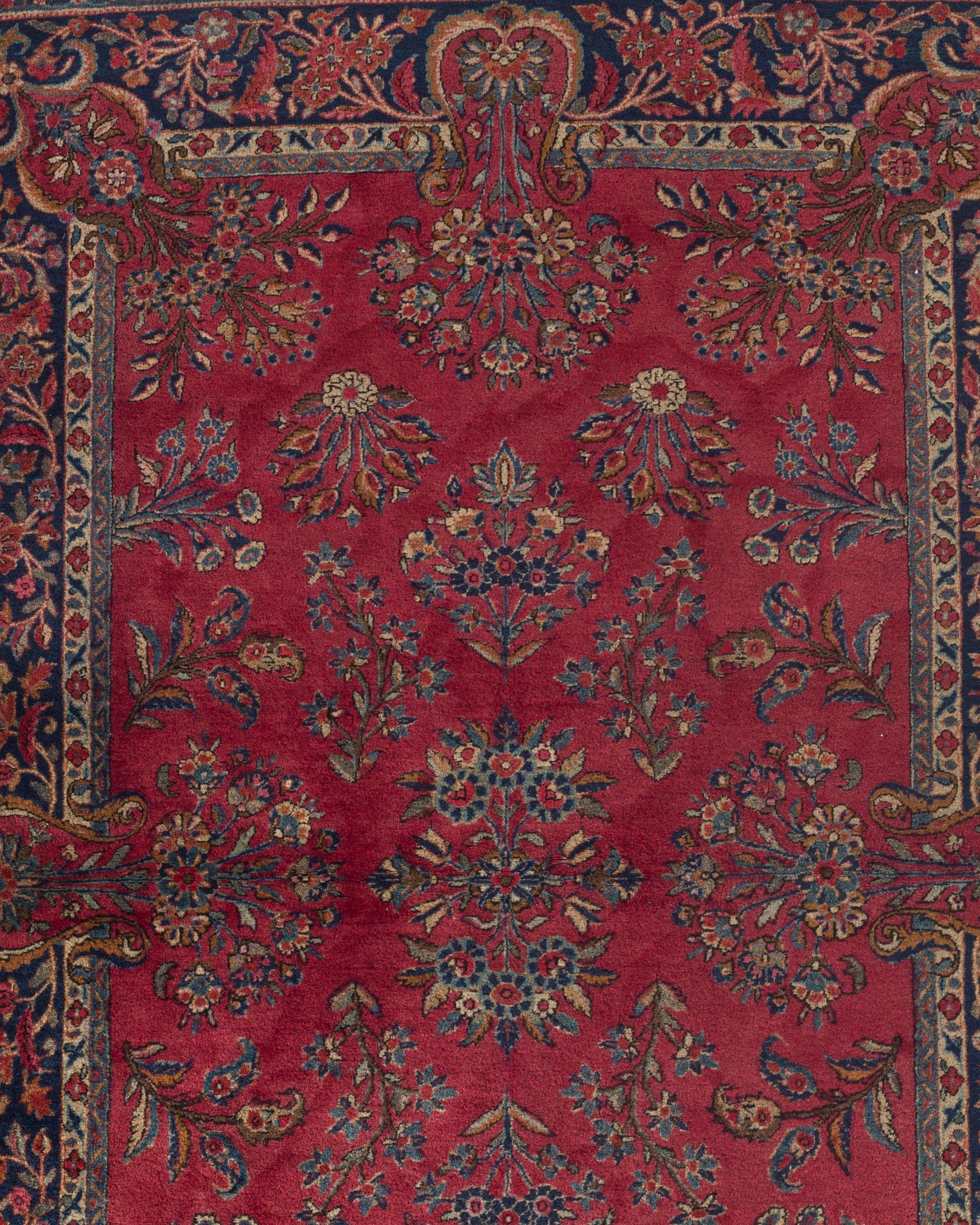 20th Century Antique Persian Manchester Kashan, circa 1900 For Sale