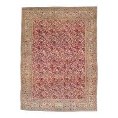 Antique Persian Mashad Carpet