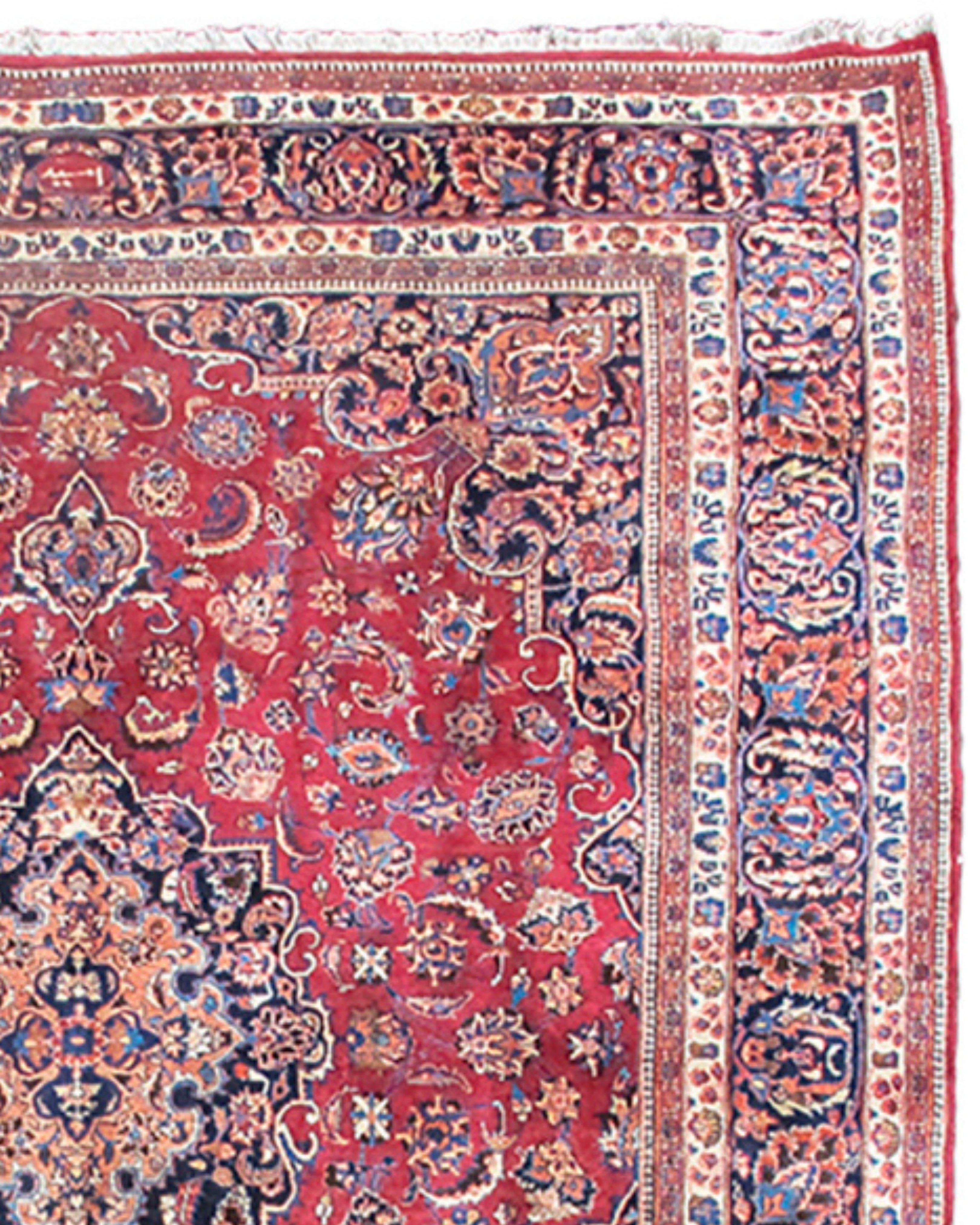 Antique Persian Mashad Rug, c. 1900

Original, possibly unused condition.

Additional Information:
Dimensions: 9'10