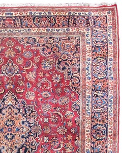 Antique Persian Mashad Rug, c. 1900
