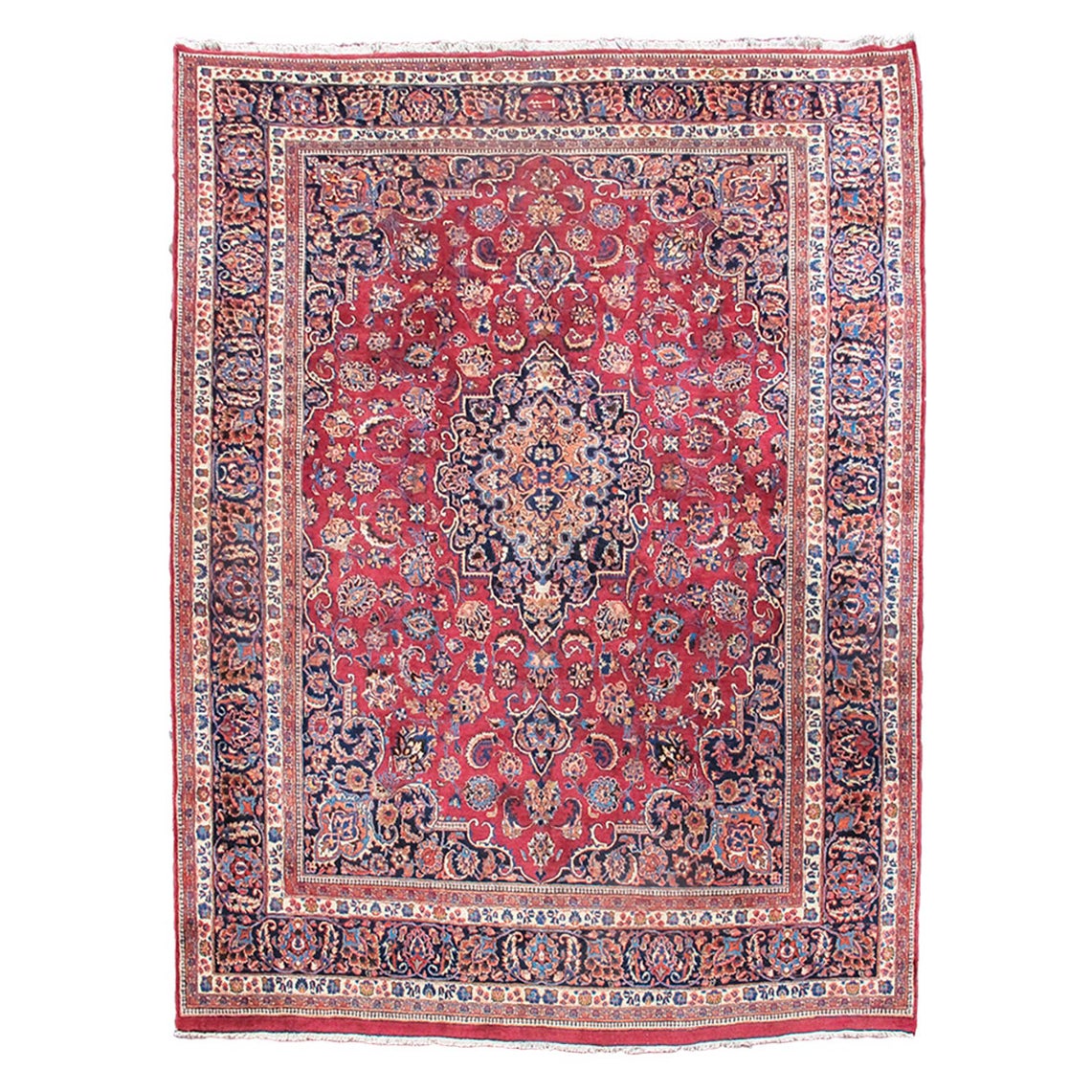 Antique Persian Mashad Rug, c. 1900