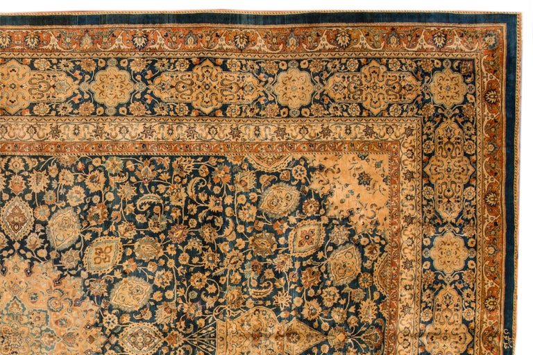 Antique Persian Mashad Rug For Sale at 1stDibs