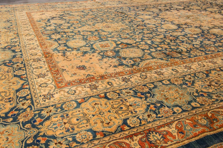 Antique Persian Mashad Rug For Sale at 1stDibs